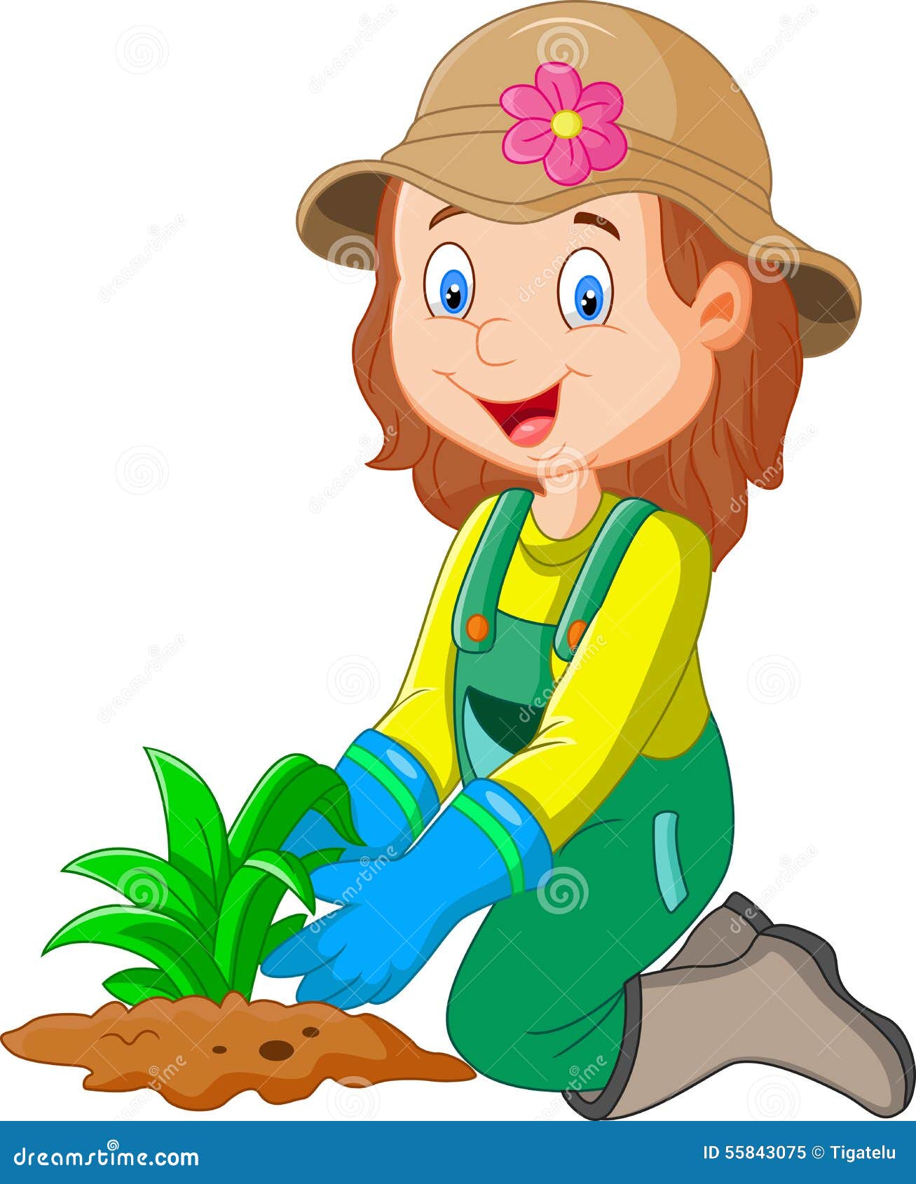 Planting Garden Cartoon