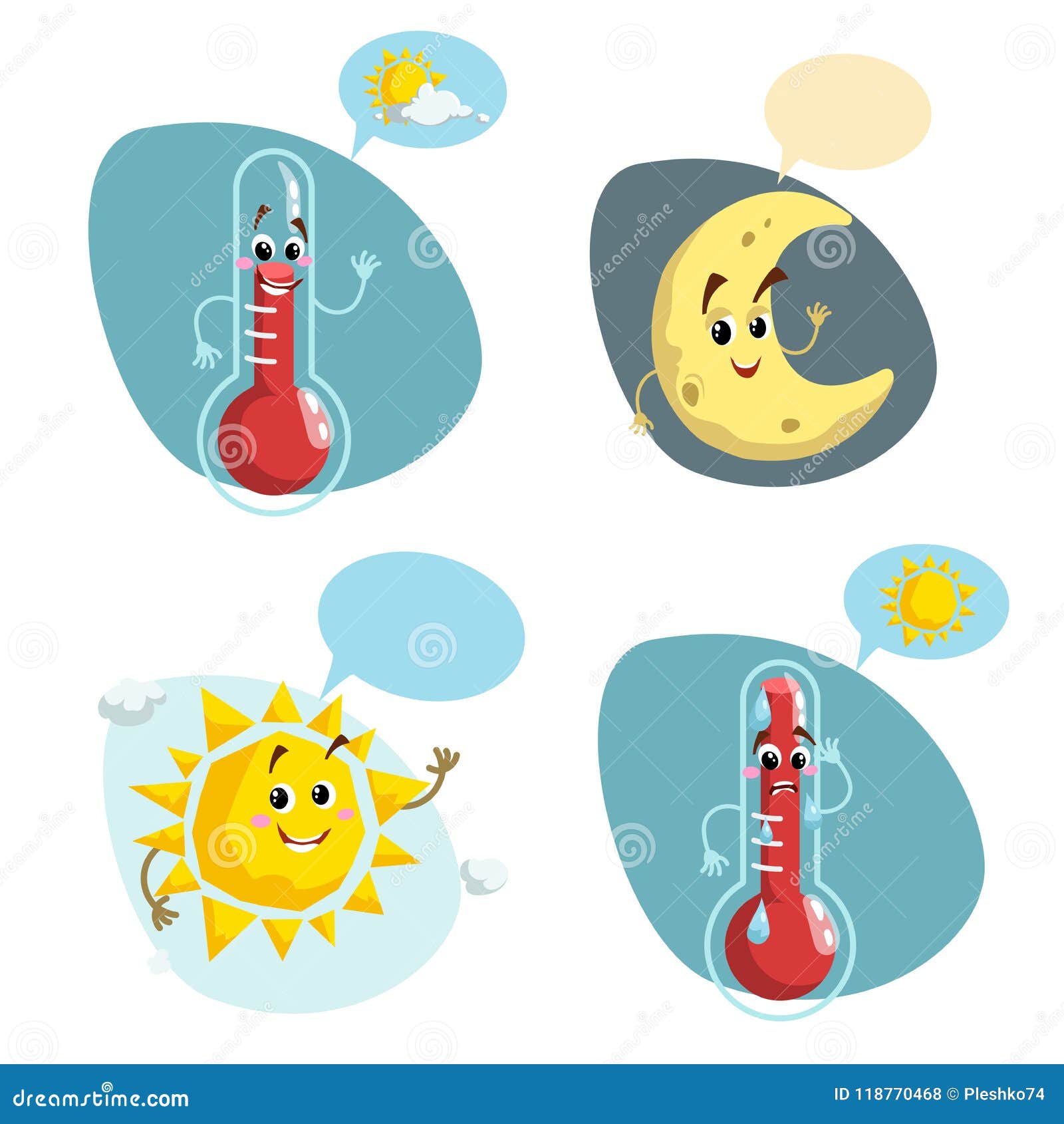 Cartoon Weather Characters Set. Friendly Sun, Smiling Thermometer Mascot Comfort Climate, Crescent Moon and Warm Temperature Symbo Stock Vector - Illustration of crescent, emotion: 118770468 Cartoon Weather Characters Set. Friendly Sun, Smiling Thermometer Mascot Comfort Climate, Crescent Moon and Warm Temperature Symbo Stock Vector - Illustration of crescent, emotion: 118770468