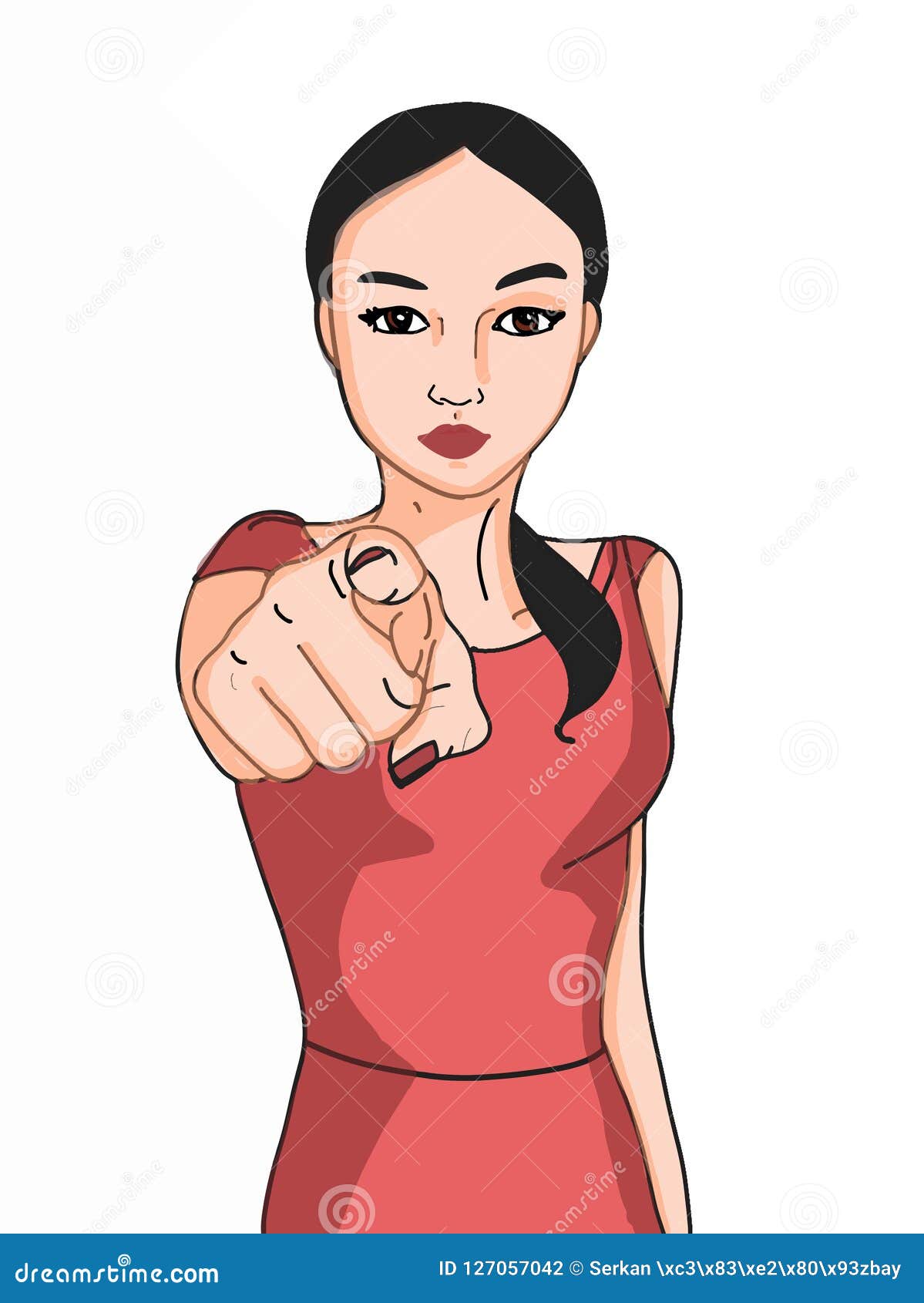 Cartoon Woman Characters Pointing To You Stock Illustration - Illustration of hand, gesture: 127057042 Cartoon Woman Characters Pointing To You Stock Illustration - Illustration of hand, gesture: 127057042