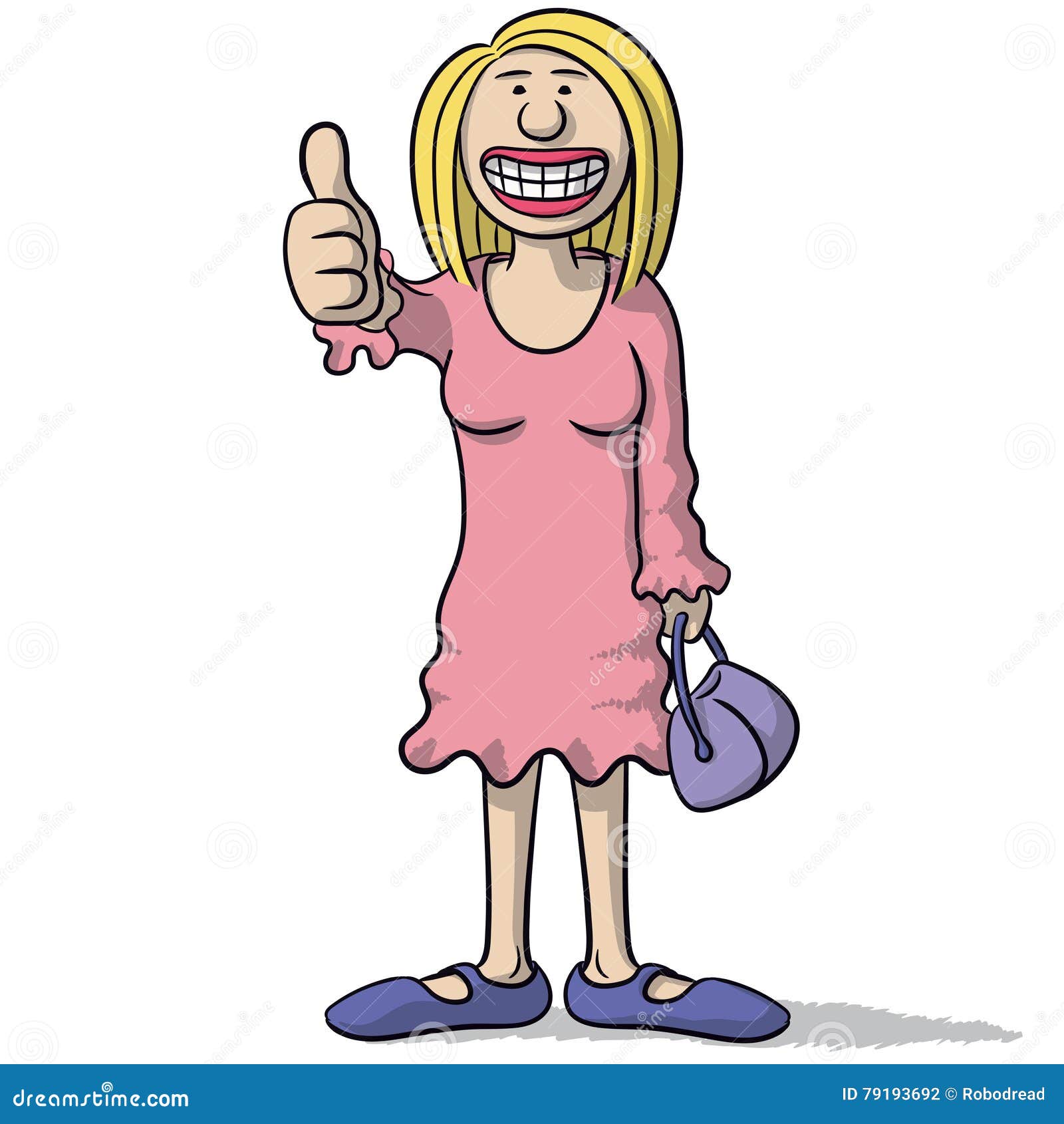 Woman with Big Smile and Thumbs Up Stock Vector - Illustration of hand, hitchhiking: 79193692 Woman with Big Smile and Thumbs Up Stock Vector - Illustration of hand, hitchhiking: 79193692