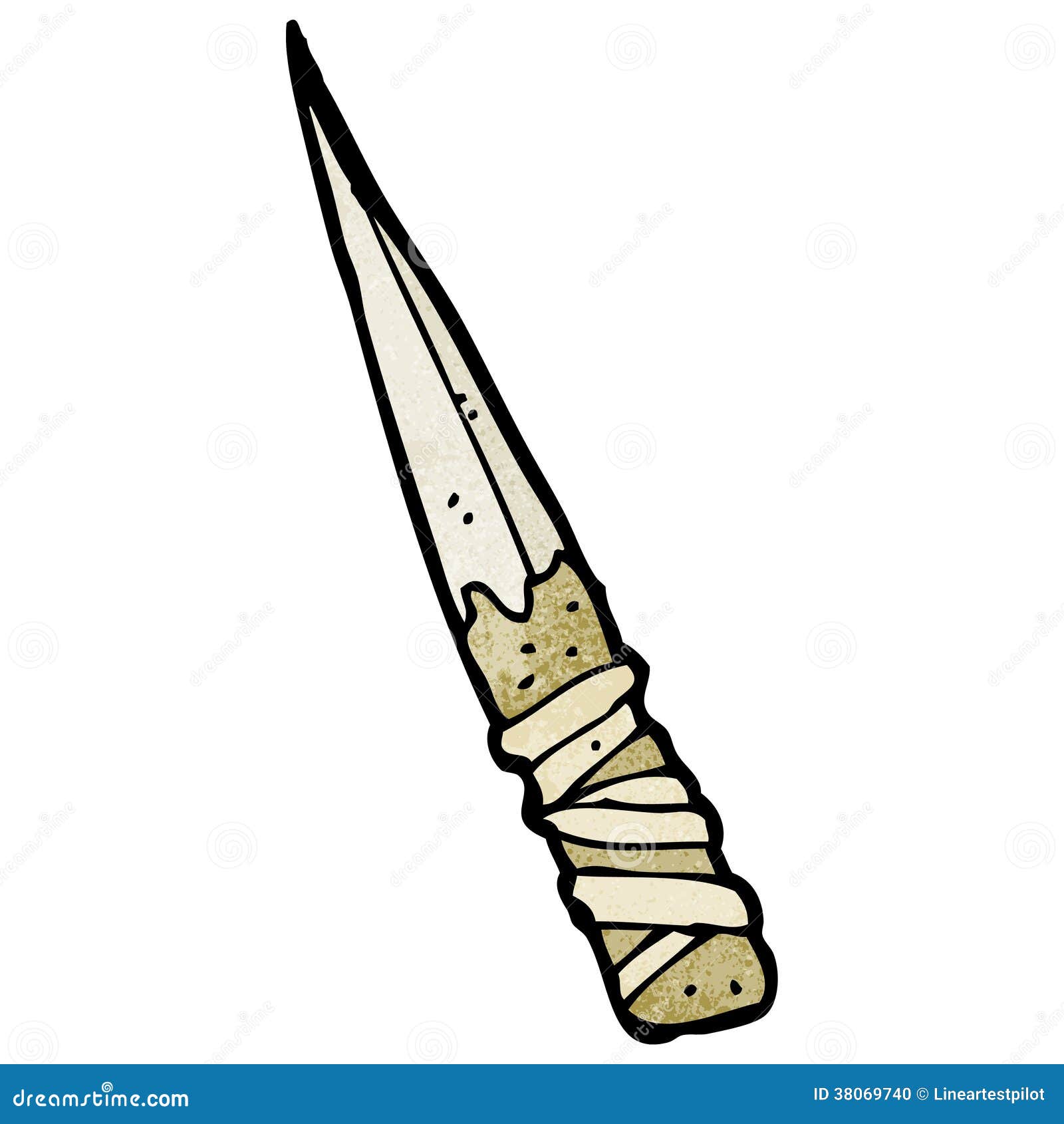 Cartoon wooden stake stock illustration. Illustration of silly 38069740