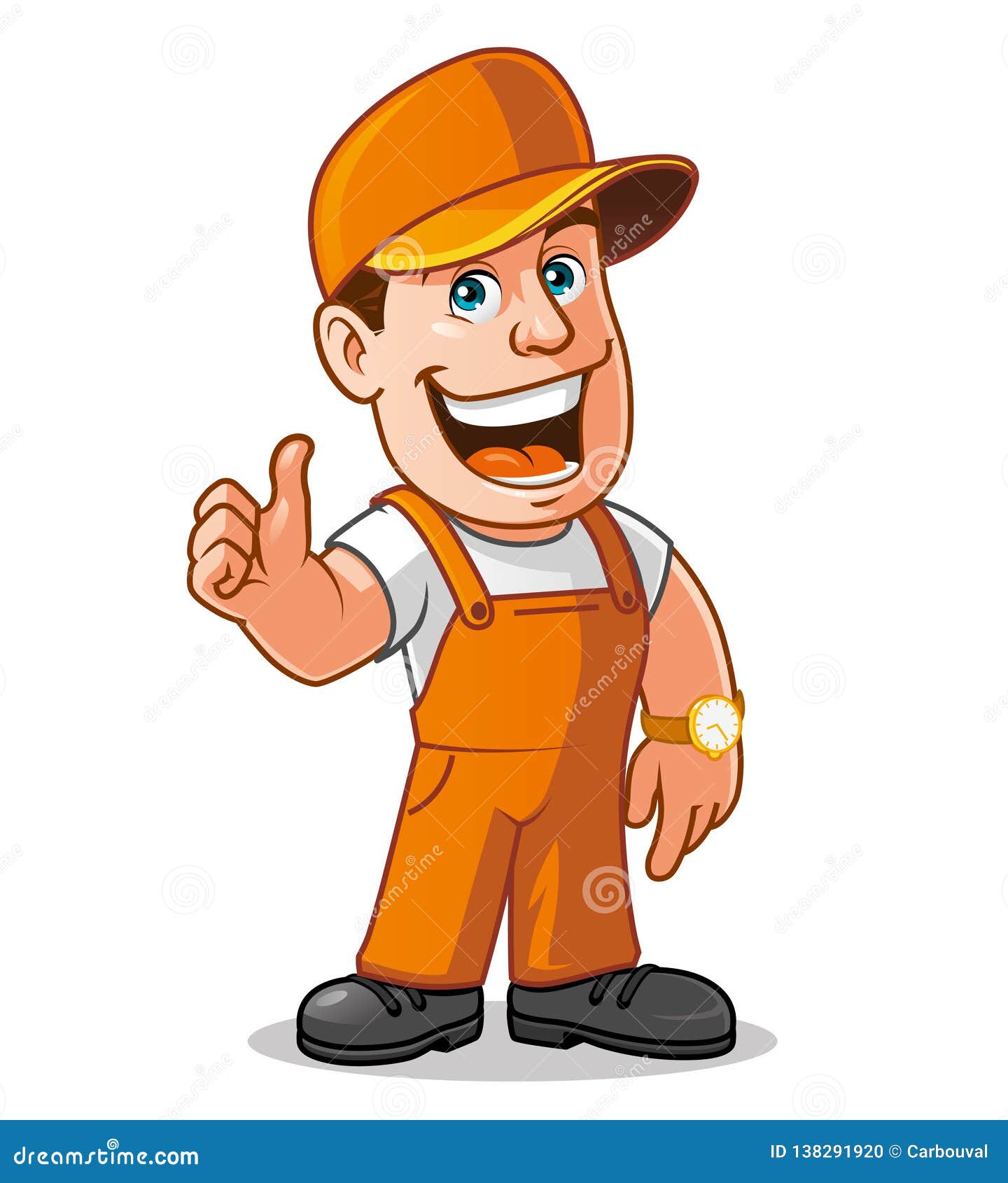 Cartoon worker stock vector. Illustration of stand, industry - 138291920 Cartoon worker stock vector. Illustration of stand, industry - 138291920