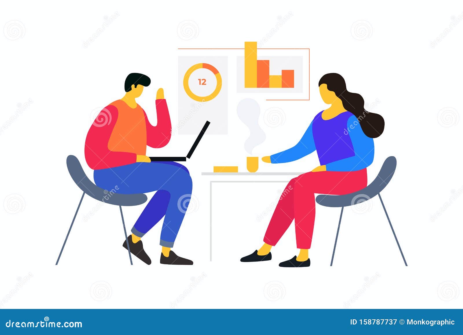 Cartoon Young People are Working on Planning the Concept of a Marketing Strategy Project. Stock Vector - Illustration of company, success: 158787737 Cartoon Young People are Working on Planning the Concept of a Marketing Strategy Project. Stock Vector - Illustration of company, success: 158787737