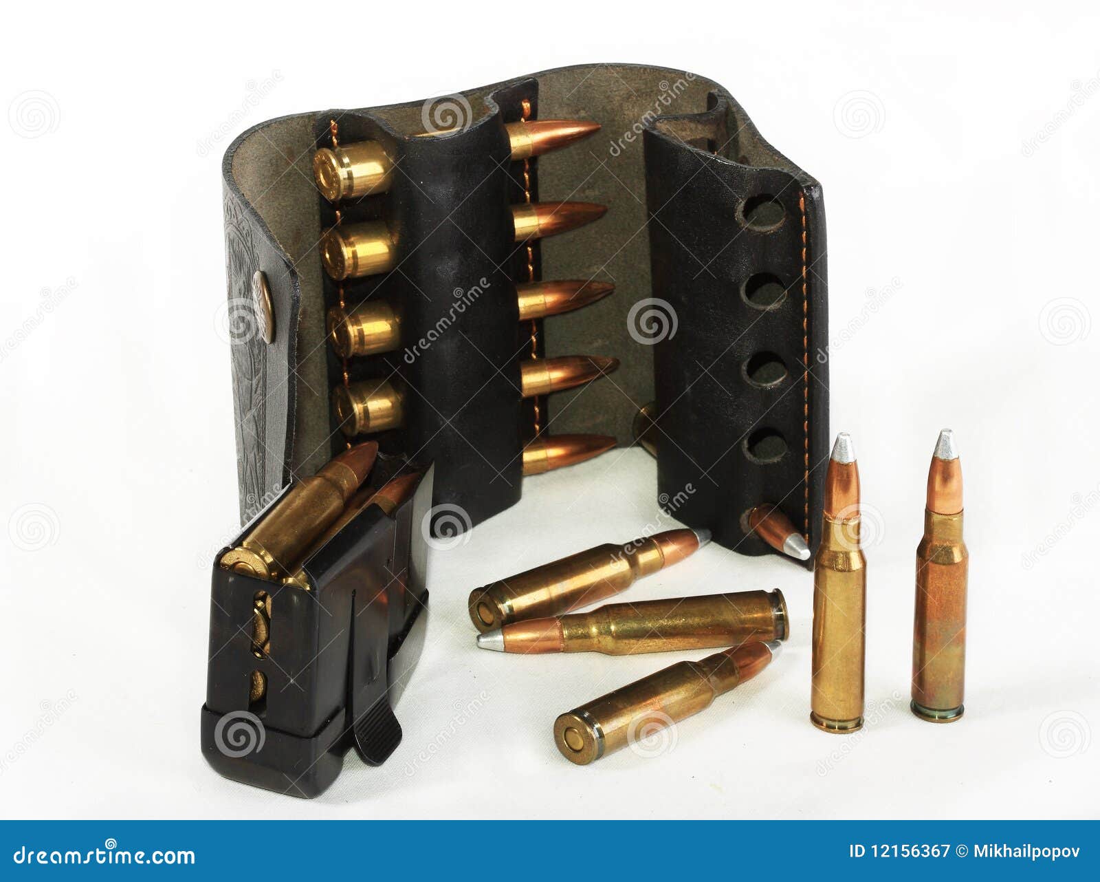 Cartridge of Calibre 308 Win Explosive Stock Image Image of rifle