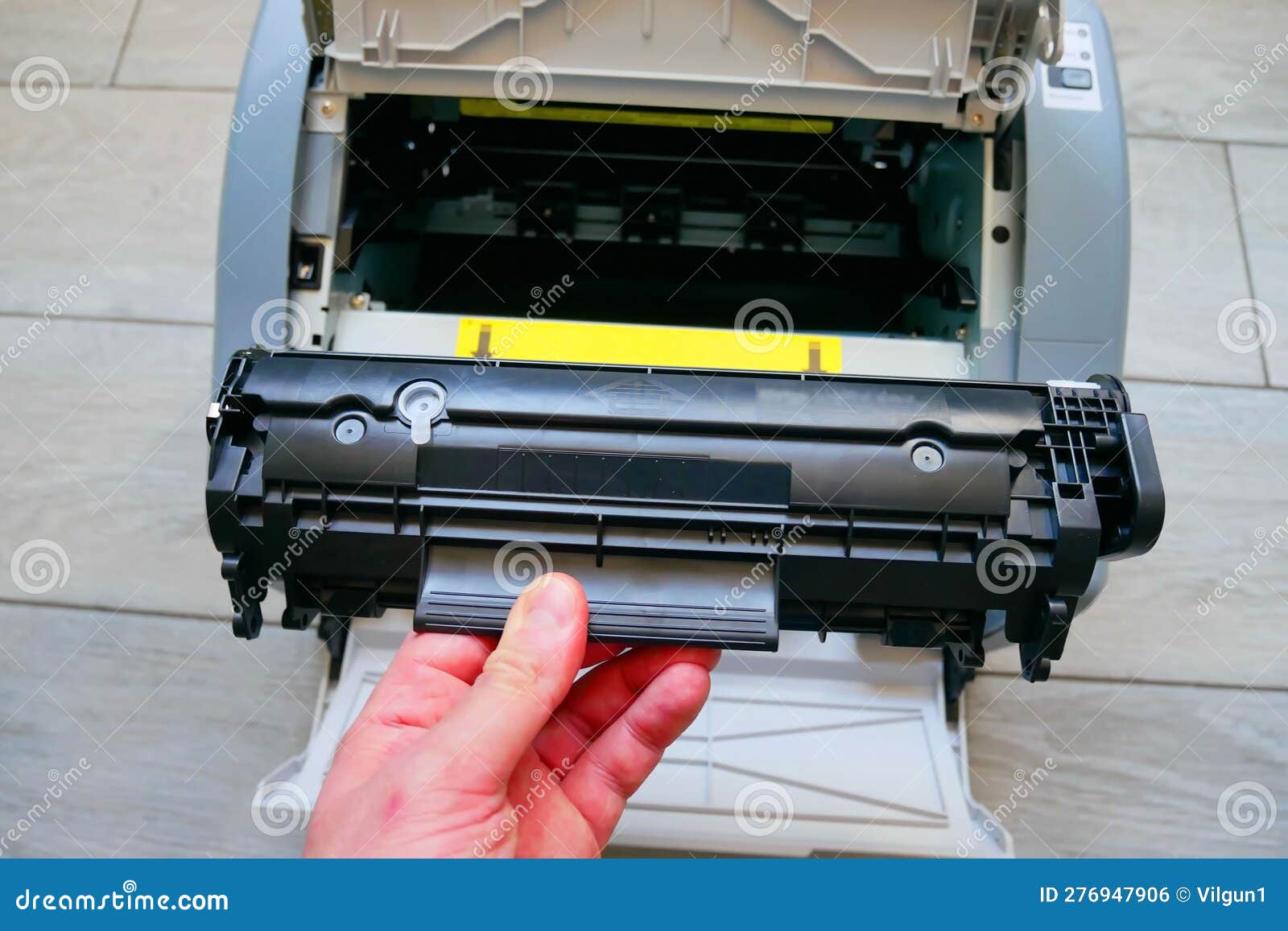 A Cartridge for a Laser Printer. Additional Cartridge for Black and