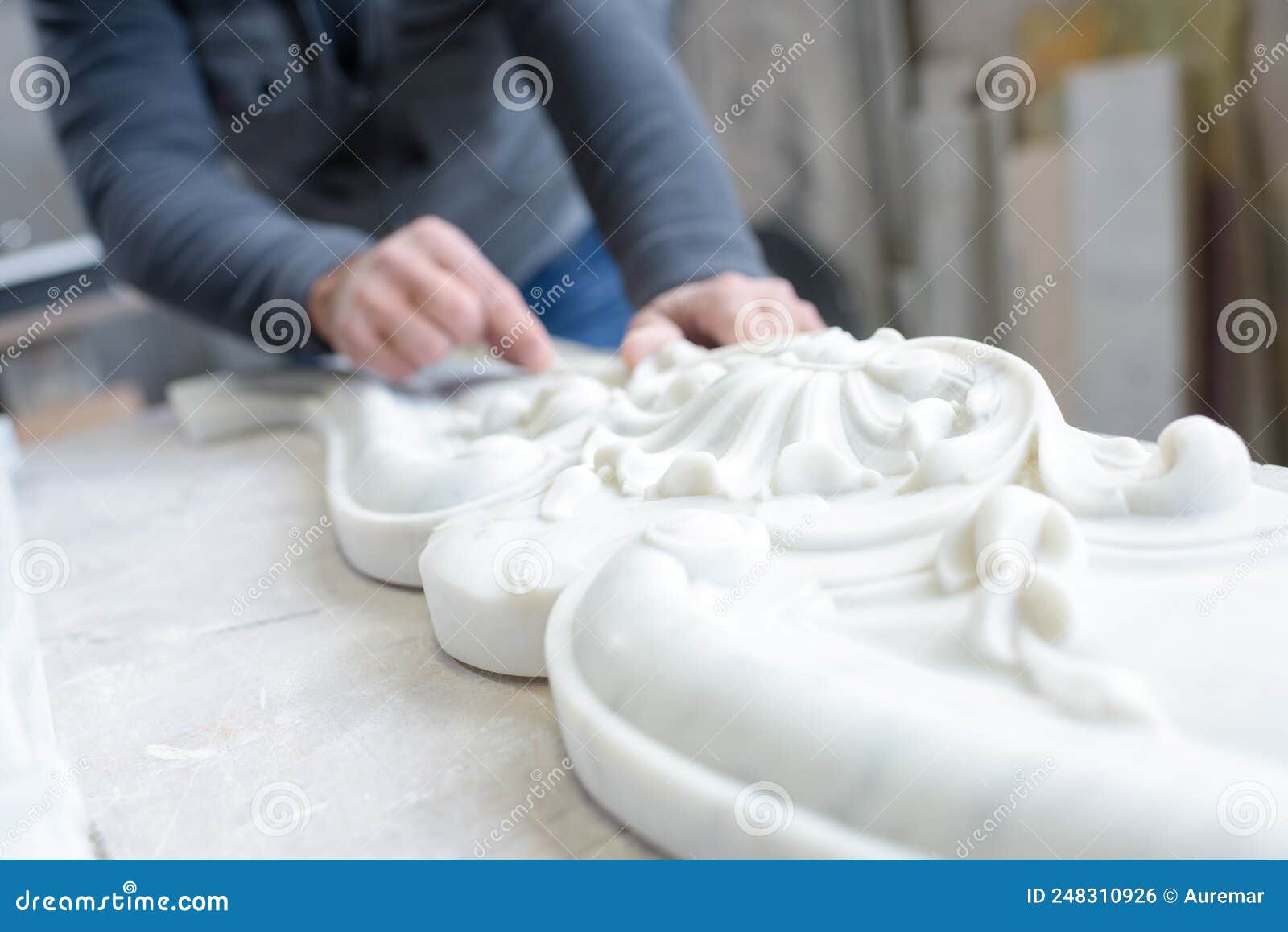 Carving Patterns on Marble Reliefs Stock Photo Image of macro, work