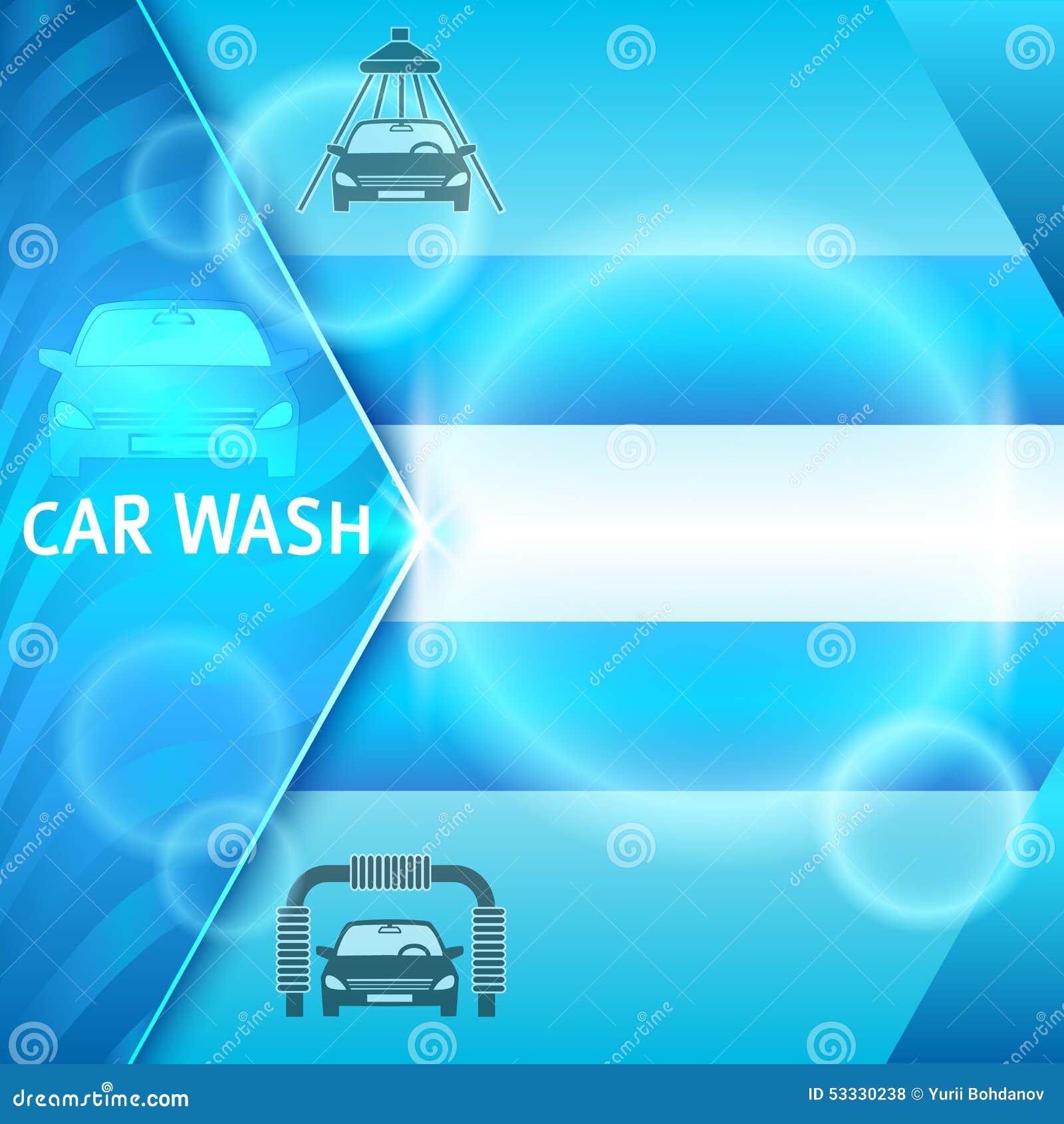 Carwash-layout-banner-presentation-washing-car Stock ...