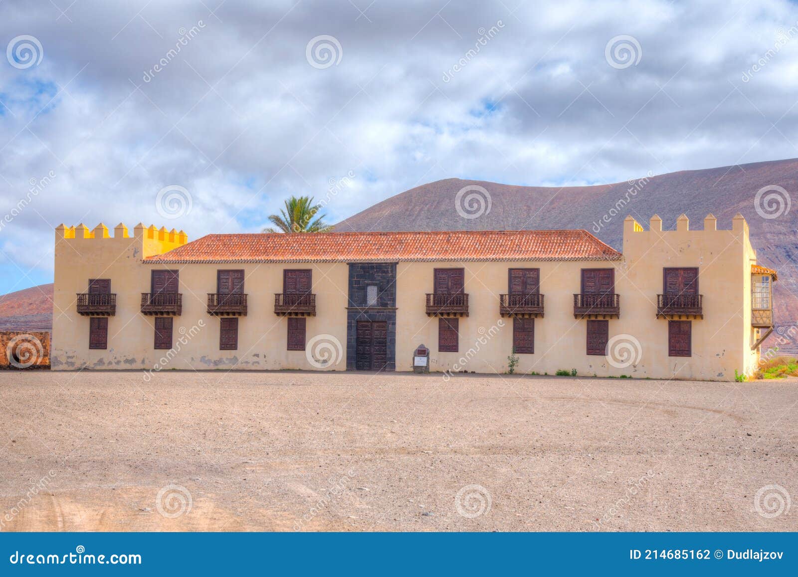 casa de los coroneles at la oliva, fuerteventura, canary islands, spain
