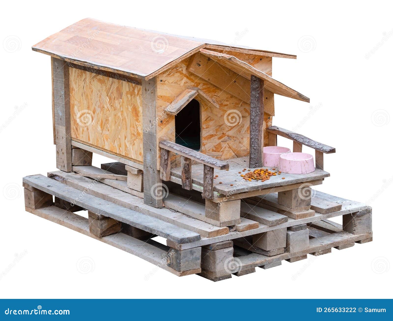 Casa de madera para gatos Exterior Gran casa de madera para