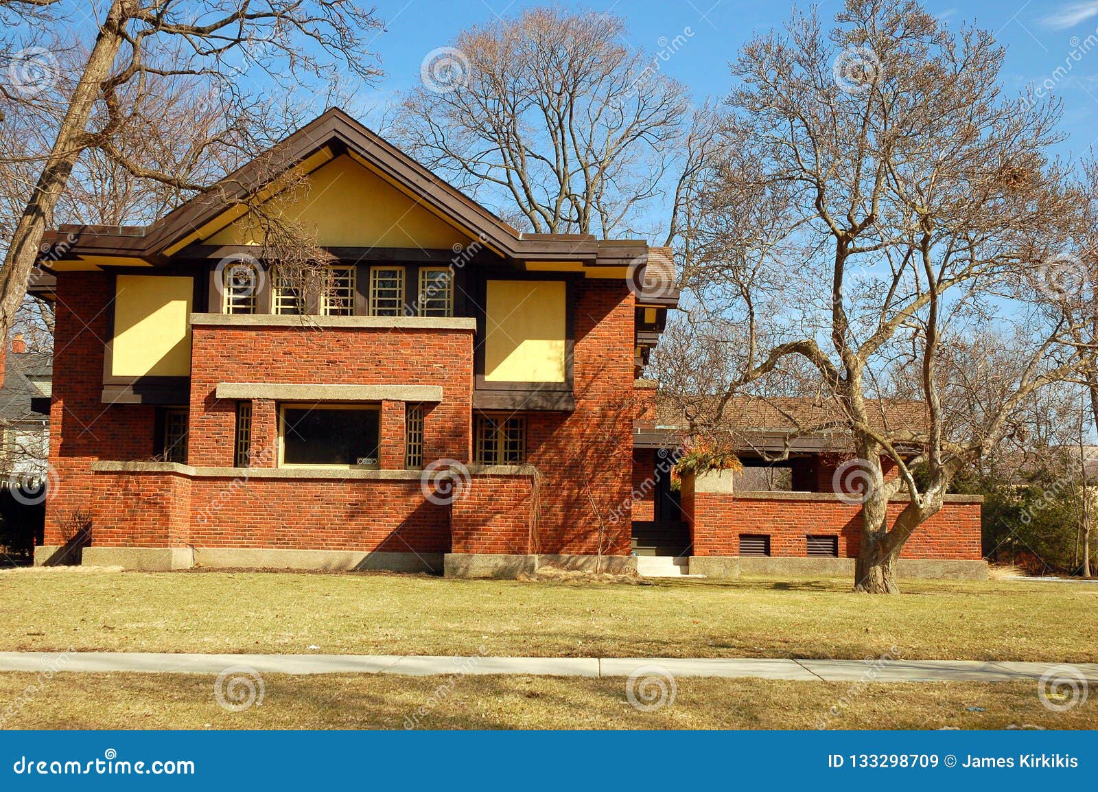 Casa Do Thomas De Frank Lloyd Wright Imagem de Stock Editorial - Imagem de  fotografias, artista: 133298709, image size:1600x1154