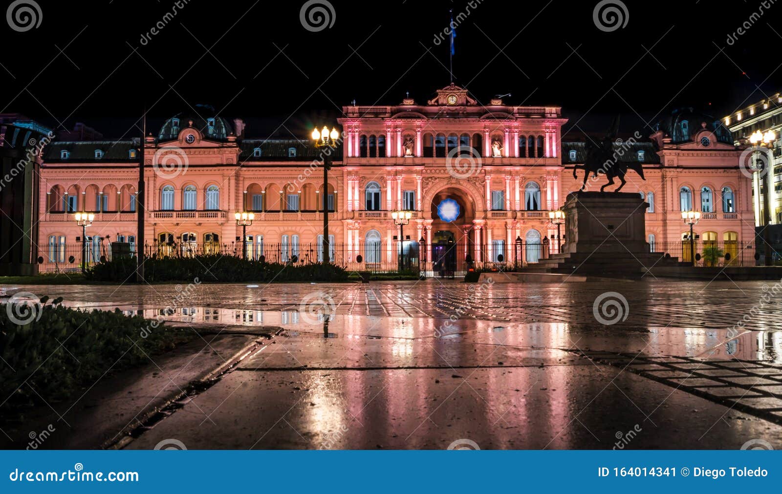 casa rosada`s pink house, city of buenos aires, argentina.