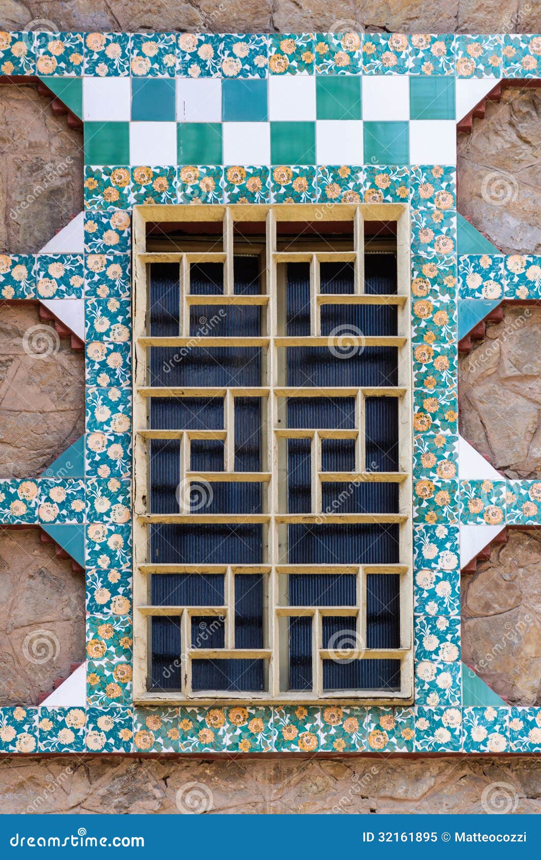 Casa Vicens - Antoni Gaudi. Barcelona, Spanien. Stockbild ...