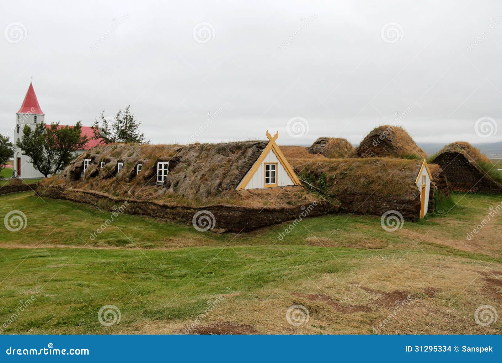 Casas Antiguas En Islandia. Foto de archivo - Imagen de pasado, europa:  31295334