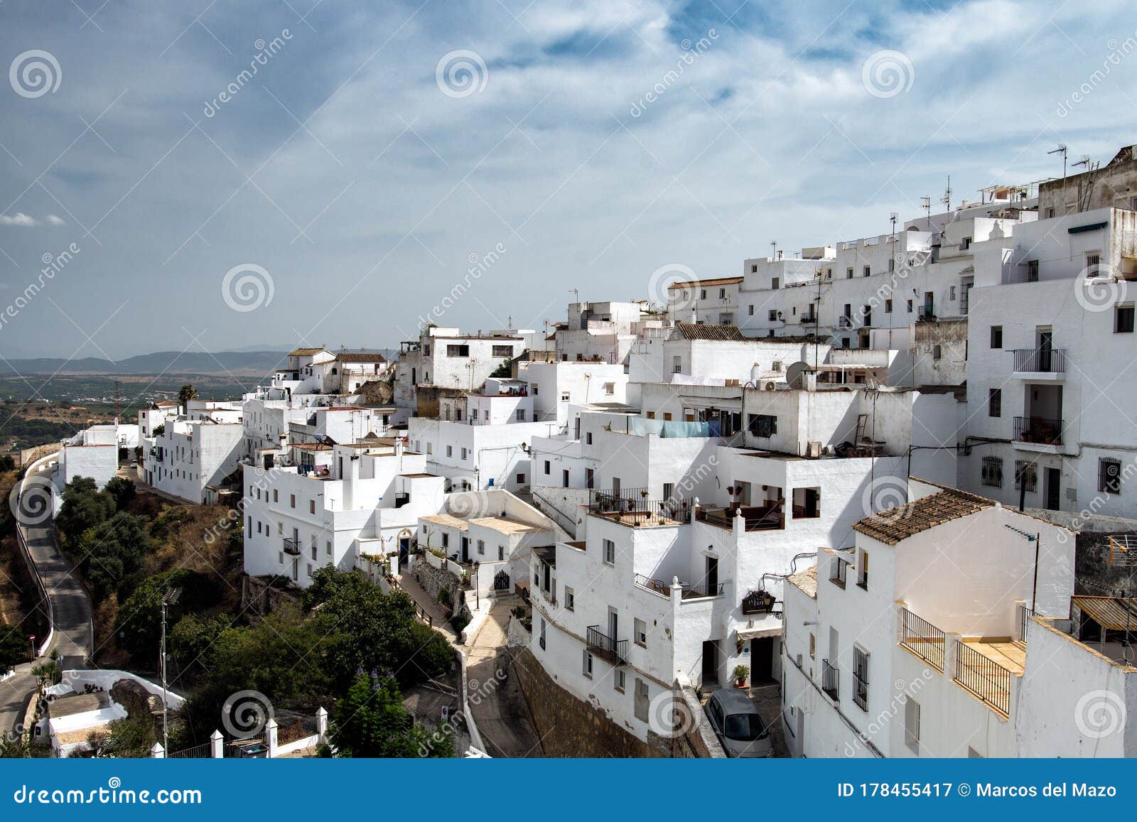 Concesión de acuerdo a Mes Casas Blancas De Vejer De La Frontera Imagen de archivo - Imagen de aldea,  ciudad: 178455417