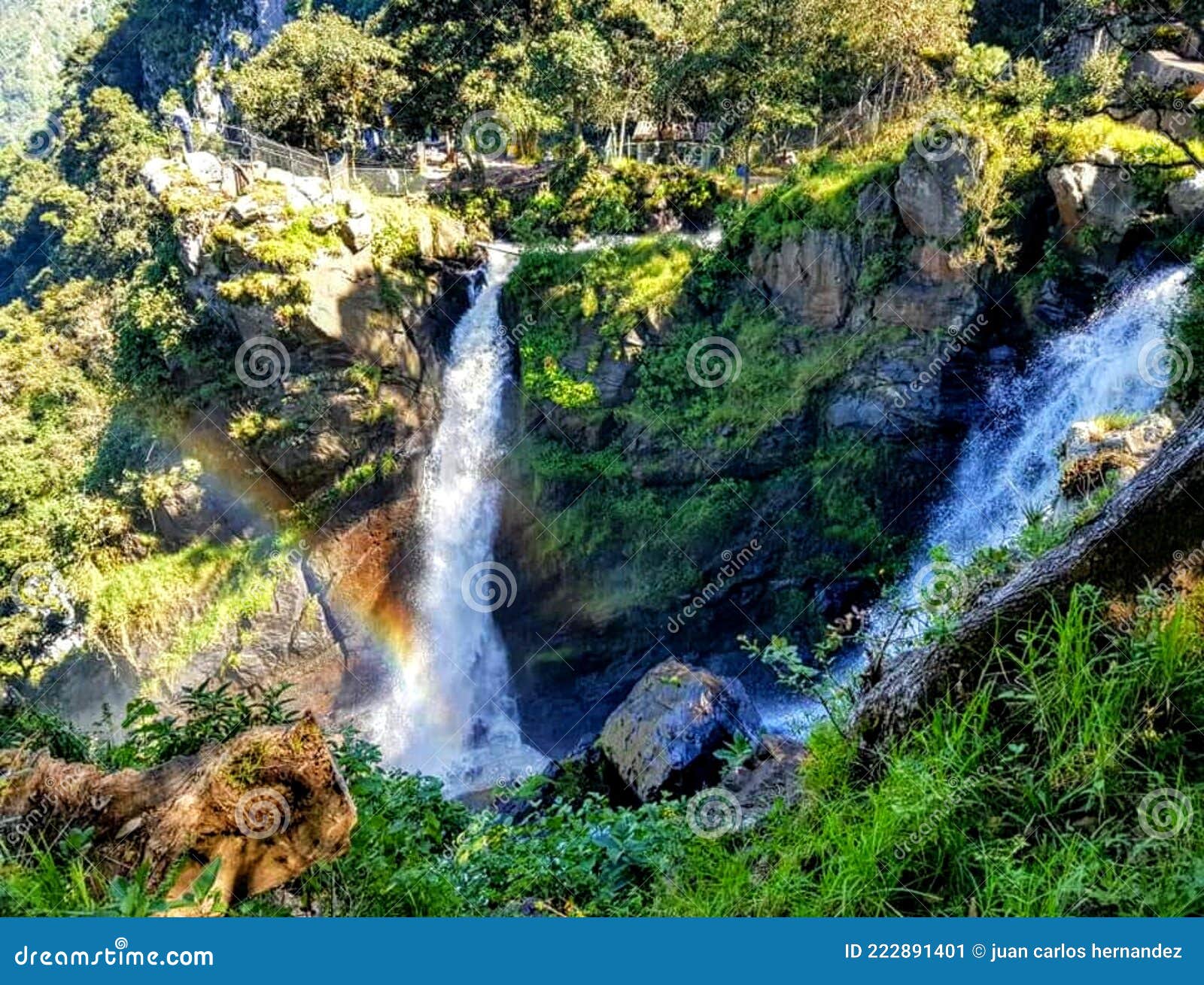 cascada de quetzalapan, atractivo en pueblo mÃÂ¡gico de chignahuapan, puebla, mÃÂ©xico