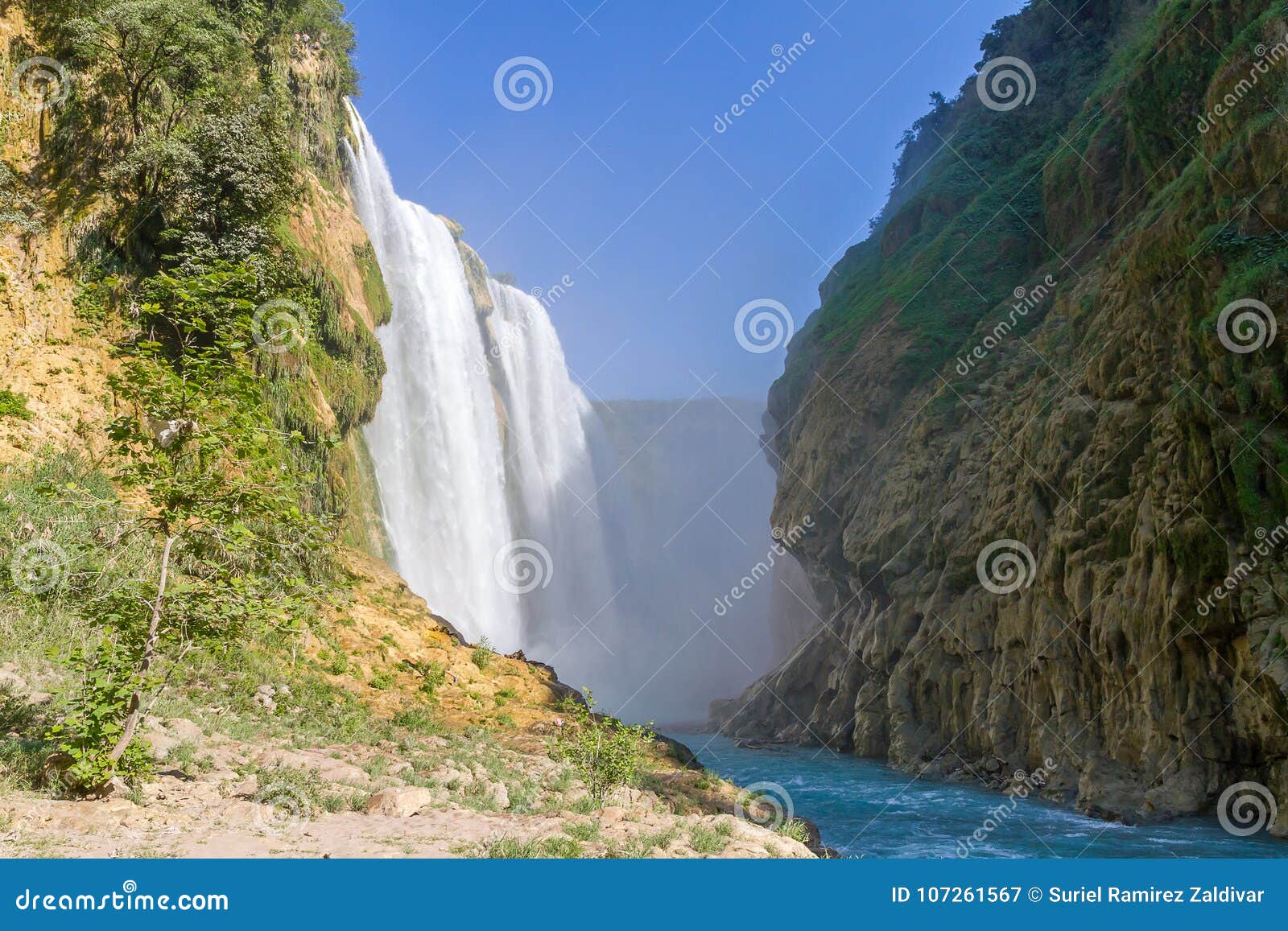 cascada tamul - waterfall at tamul