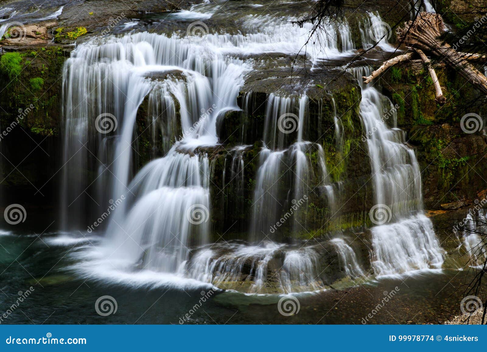 Cascading Falls Stock Photo Image Of Landscape Numerous 99978774