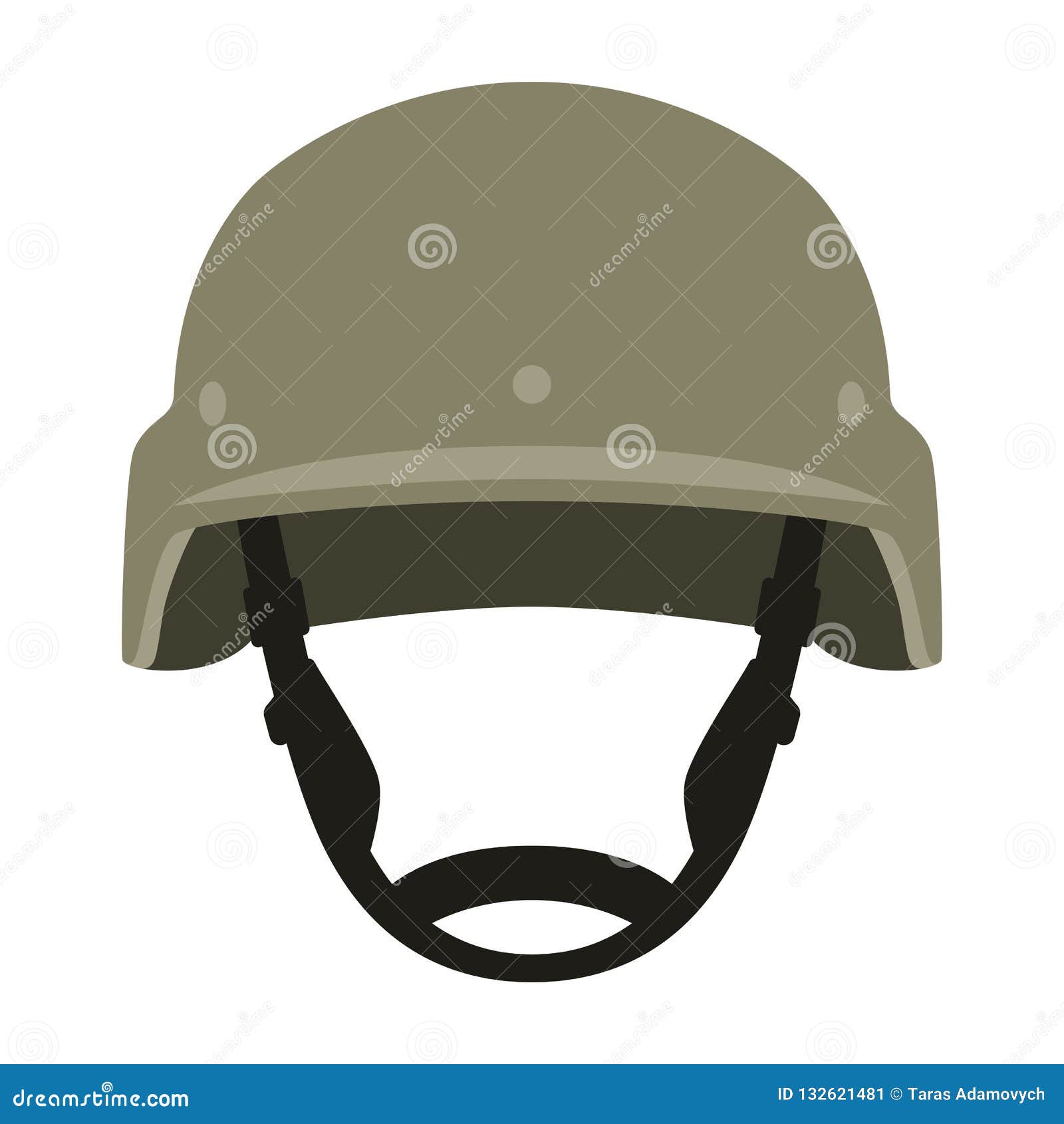 Casco Militar, Ejemplo Del Vector, Estilo Plano Ilustración del Vector -  Ilustración de conflicto, militar: 132621481