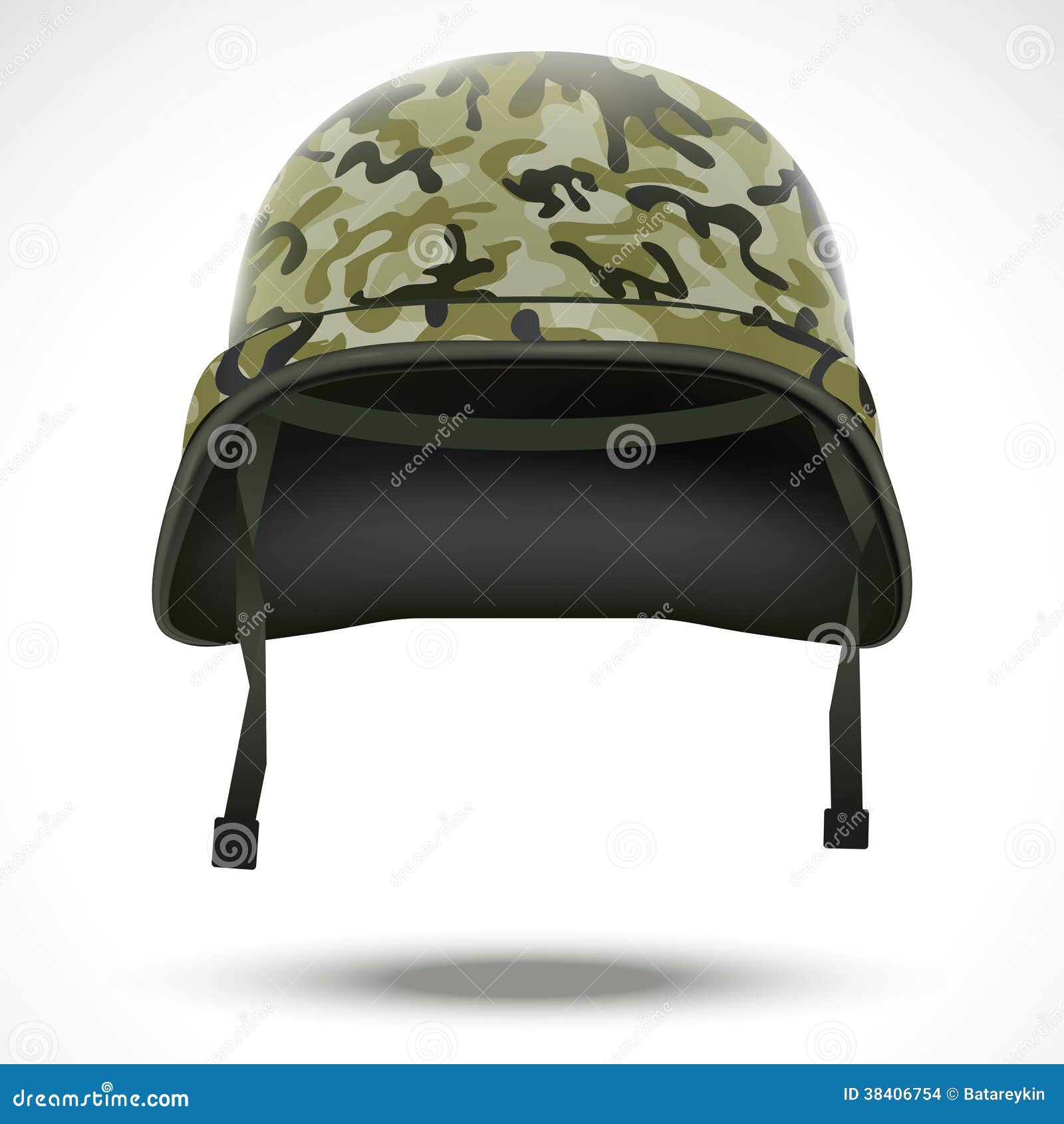 Casco Militare Con Il Vettore Del Modello Di Camo Illustrazione Vettoriale  - Illustrazione di guerra, battaglia: 38406754