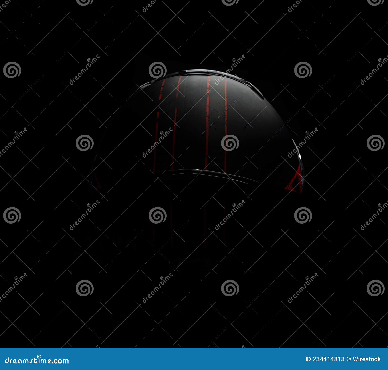 casco para moto a contraluz: elegancia