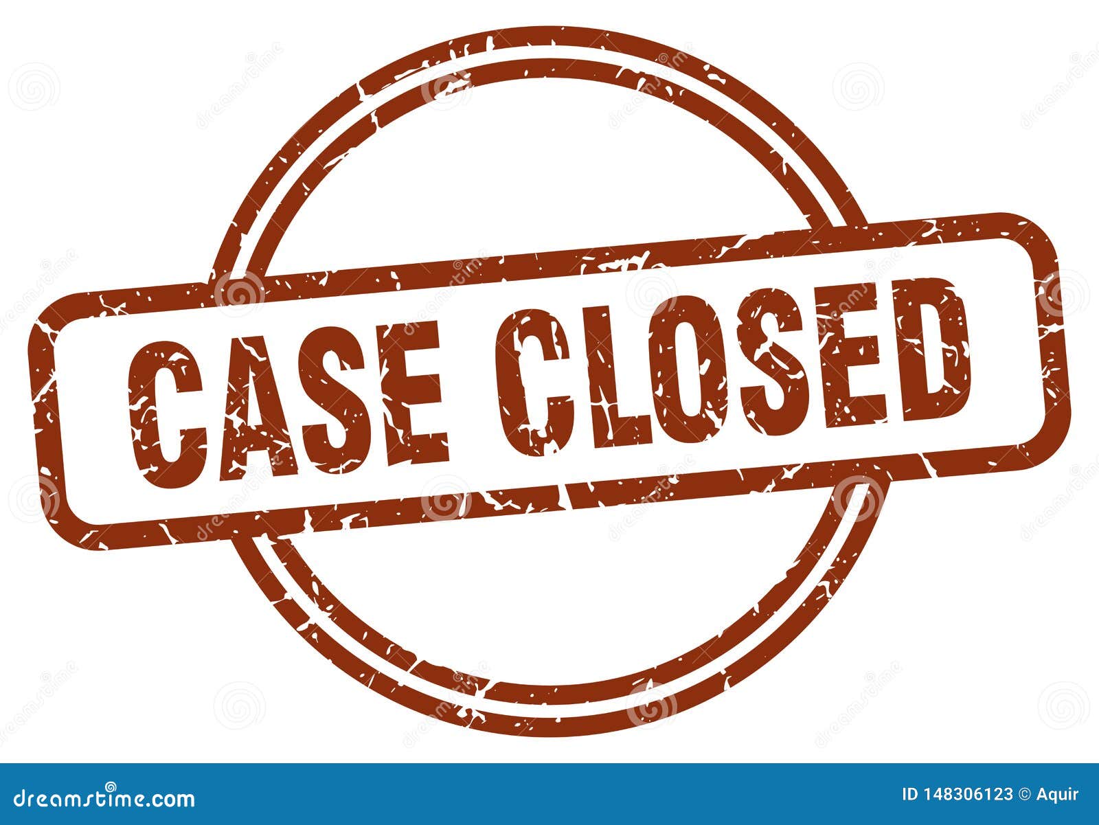 Case closed stamp stock vector. Illustration of case - 148306123