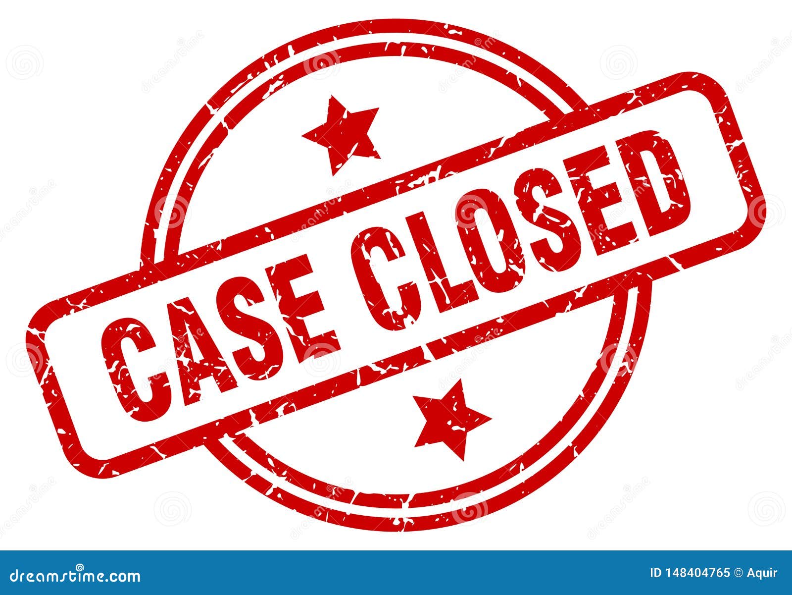 Case closed stamp stock vector. Illustration of closed - 148404765