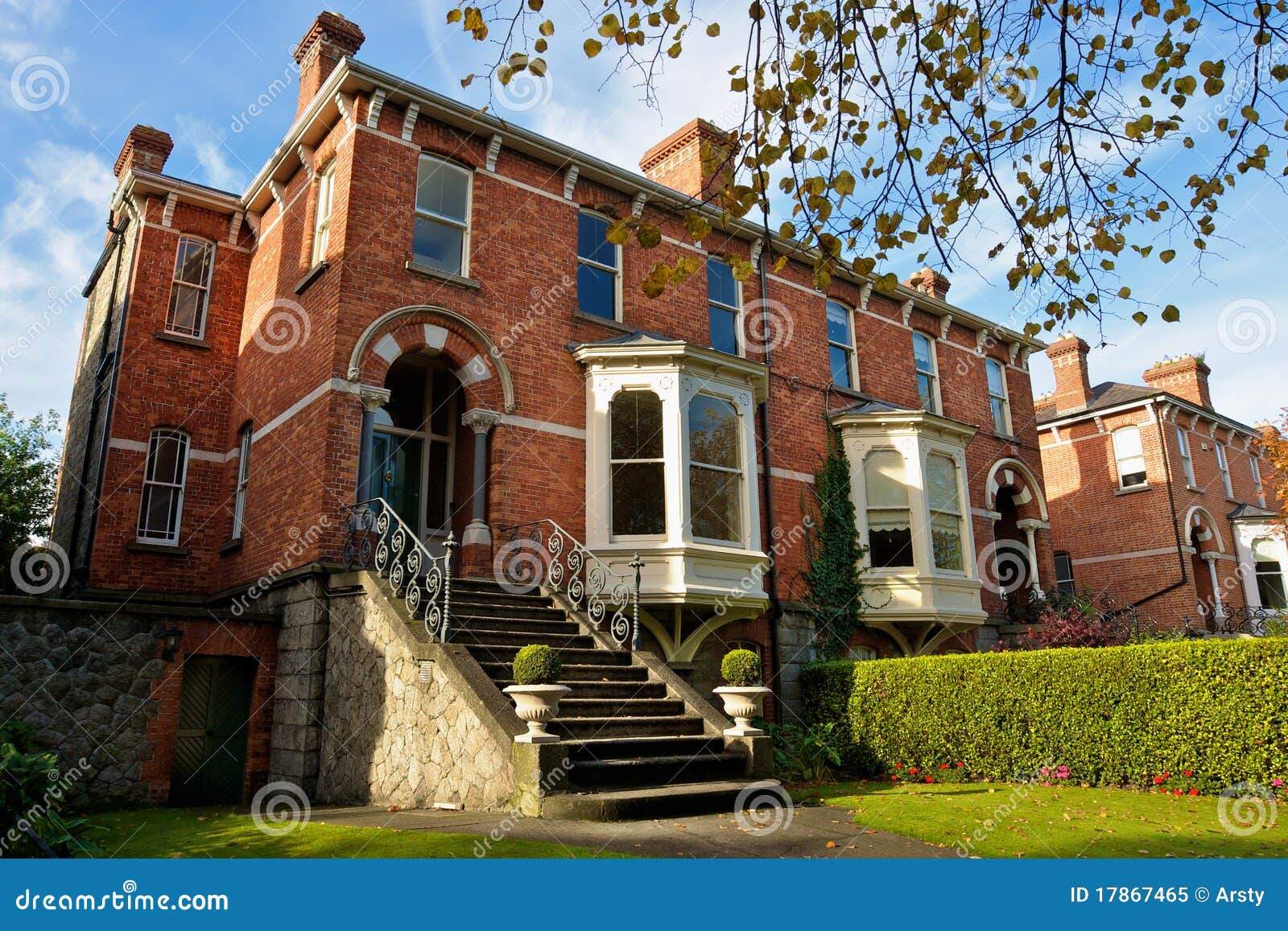 Case di Dublino, Irlanda immagine stock. Immagine di aperto 17867465