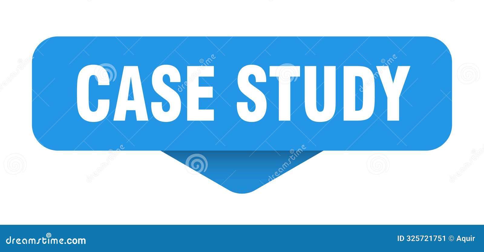 case study sticker. case study sign on transparent background