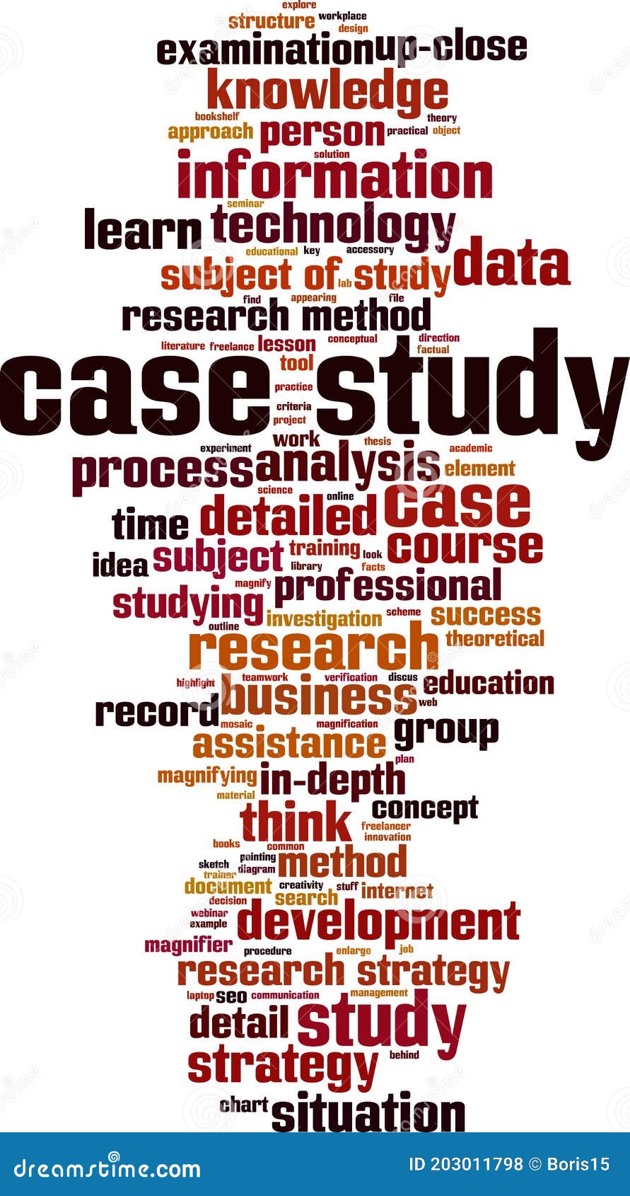 different words for case study