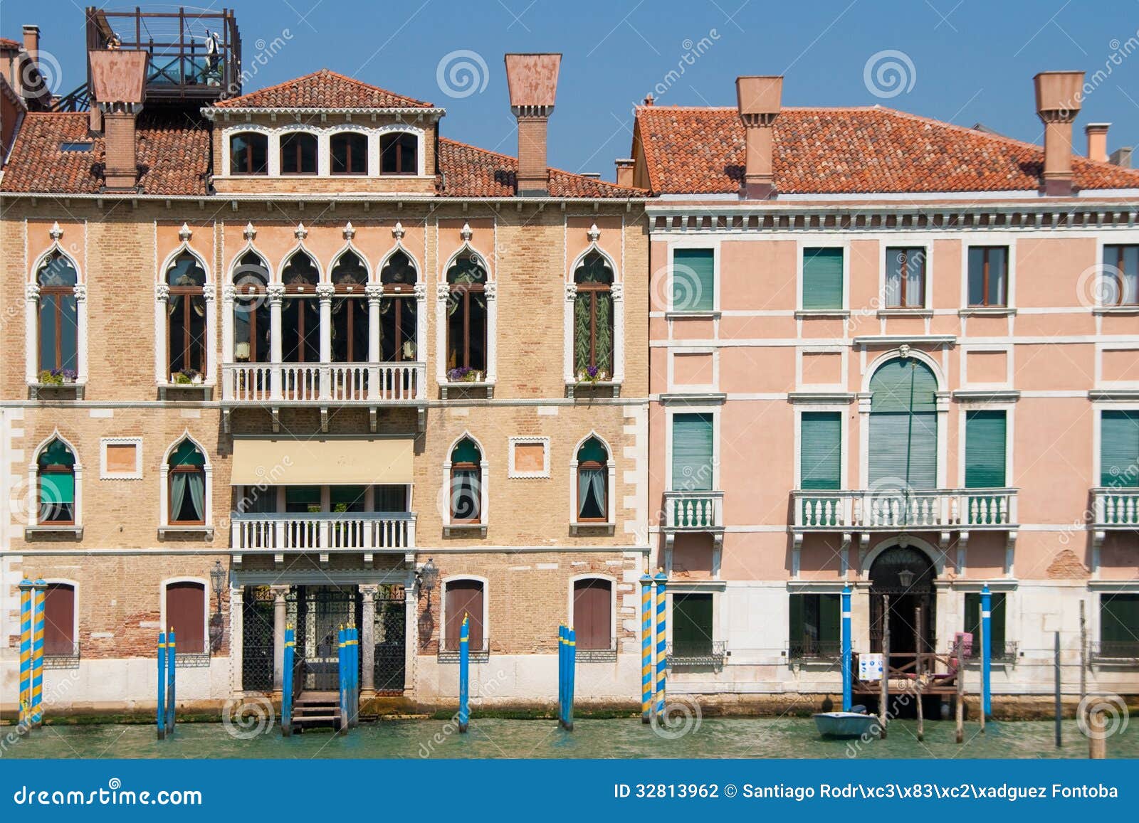 Case Veneziane in Sestiere San Marco Fotografia Stock Immagine di