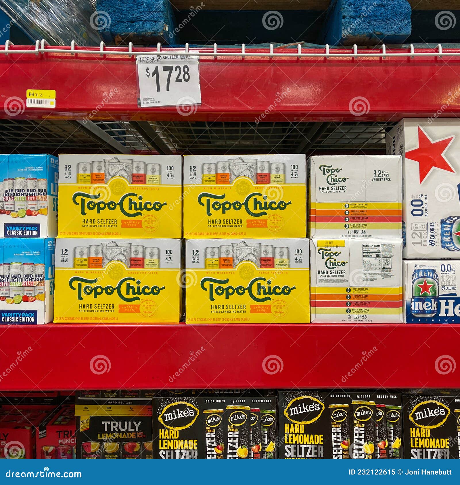 Cases of Topo Chico Hard Seltzer Spiked Sparkling Water Alcohol