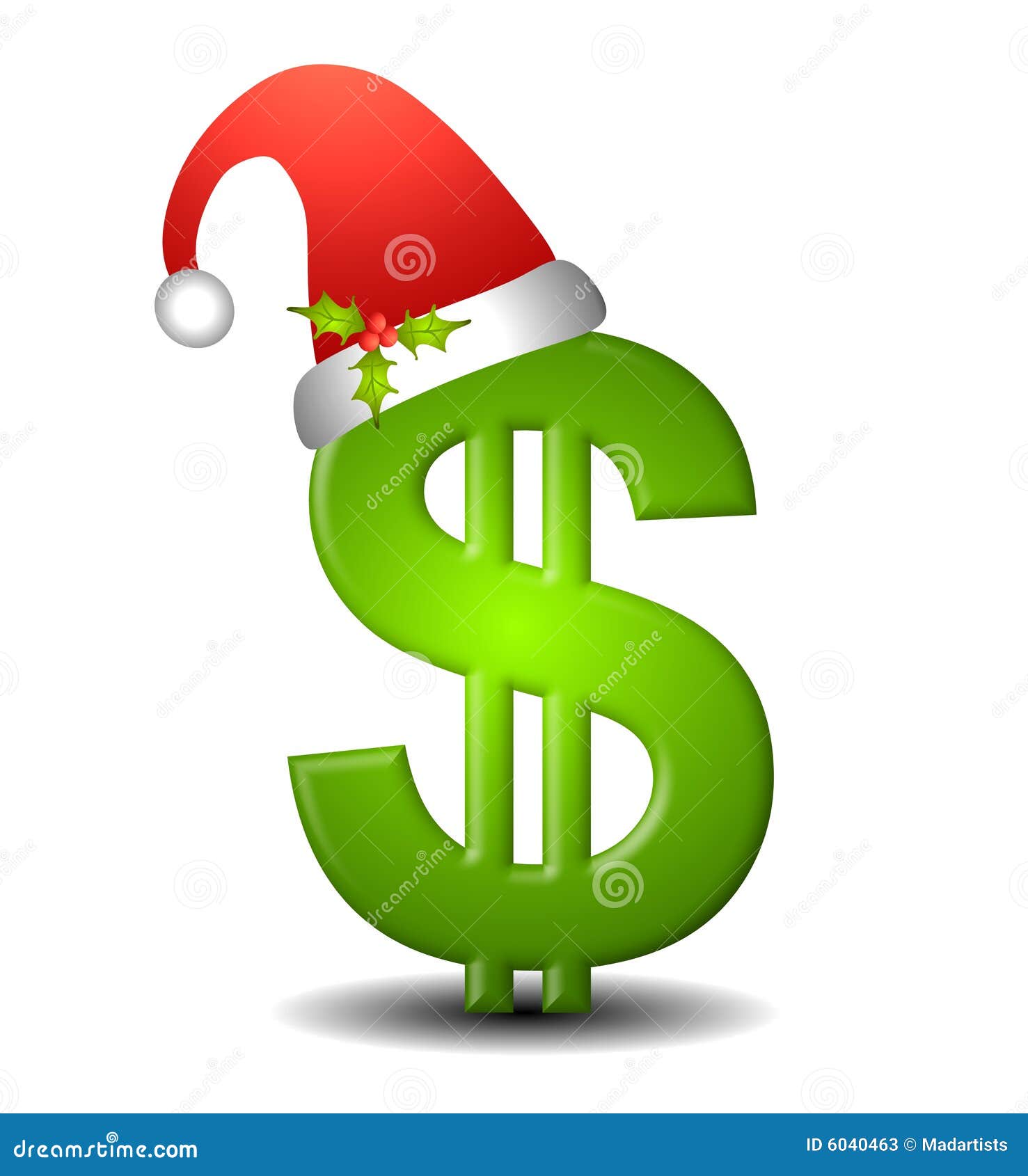 Cash For Christmas Stock Illustration Illustration Of Currency 6040463