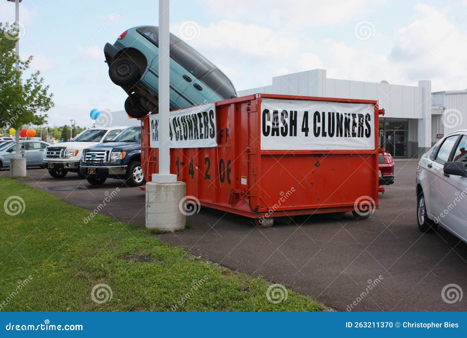 Cash The Truck, Orange and Blue