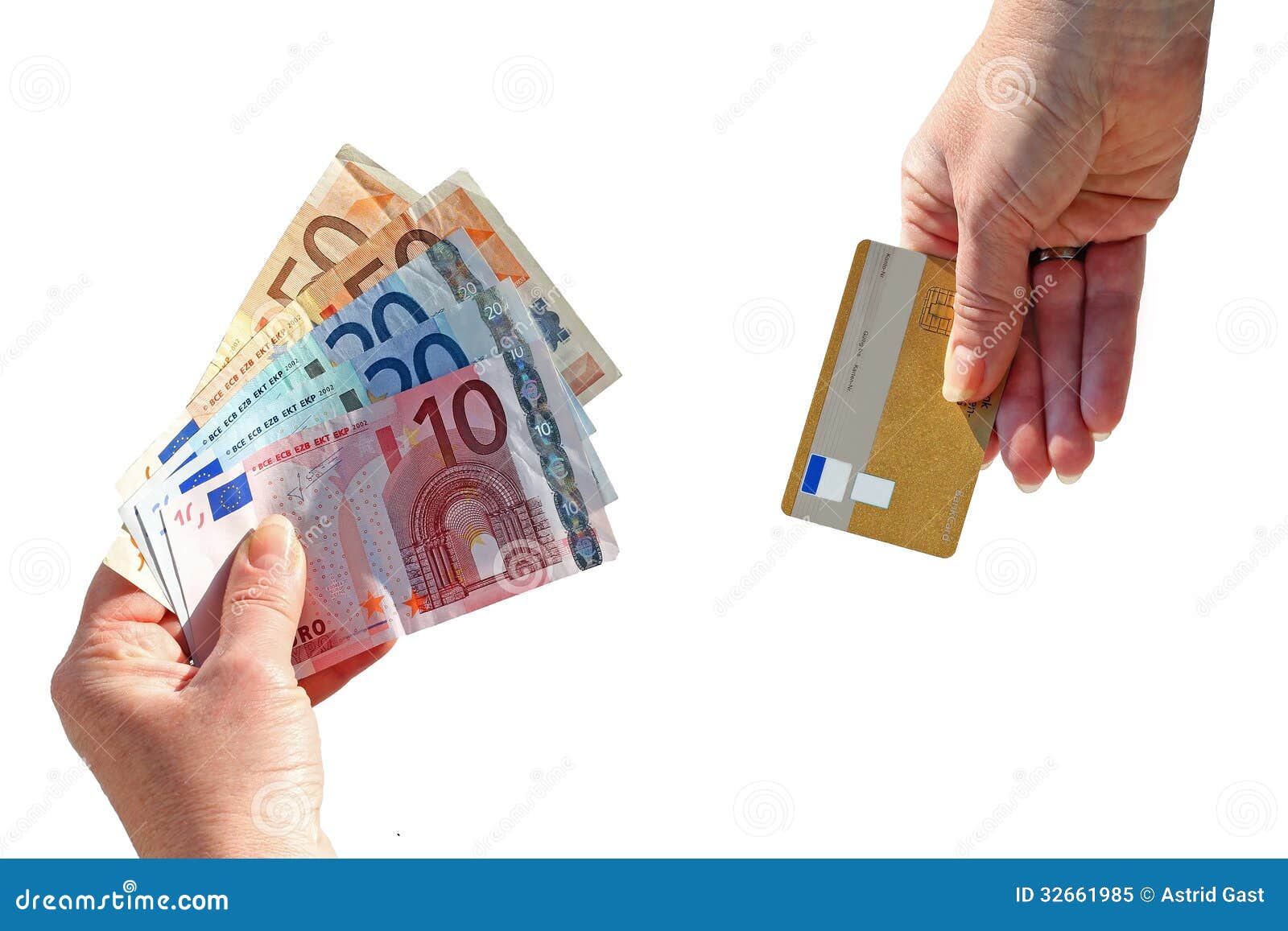Cash or credit card stock image. Image of euroseems, financial - 32661985