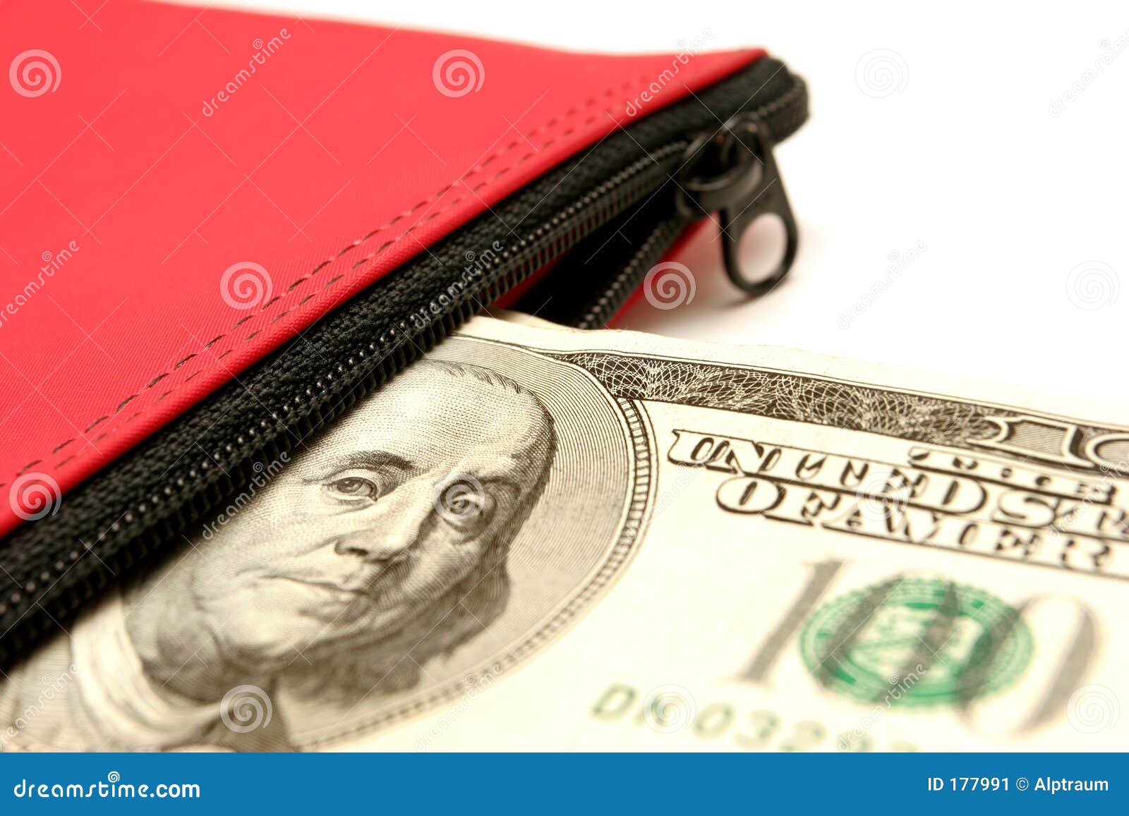 Cash deposit on white stock image. Image of american, denomination - 177991