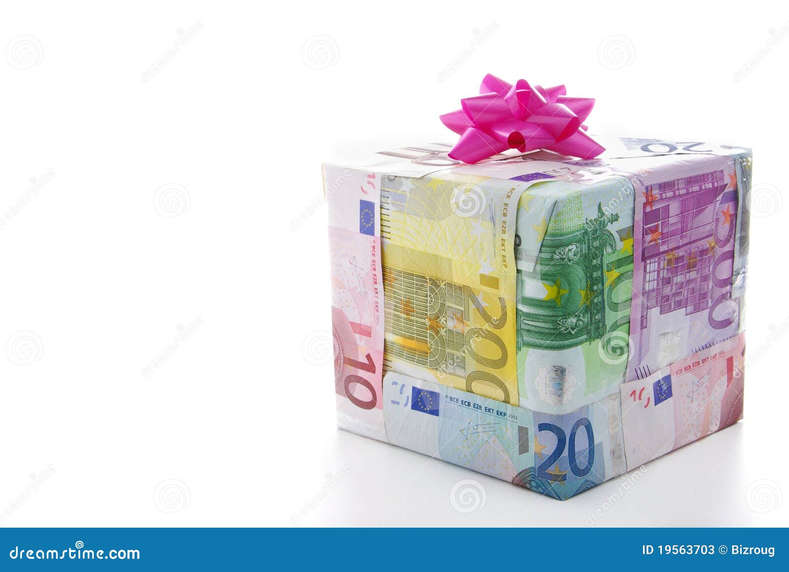Cash gift box stock image. Image of fifty, loan, giving 19563703