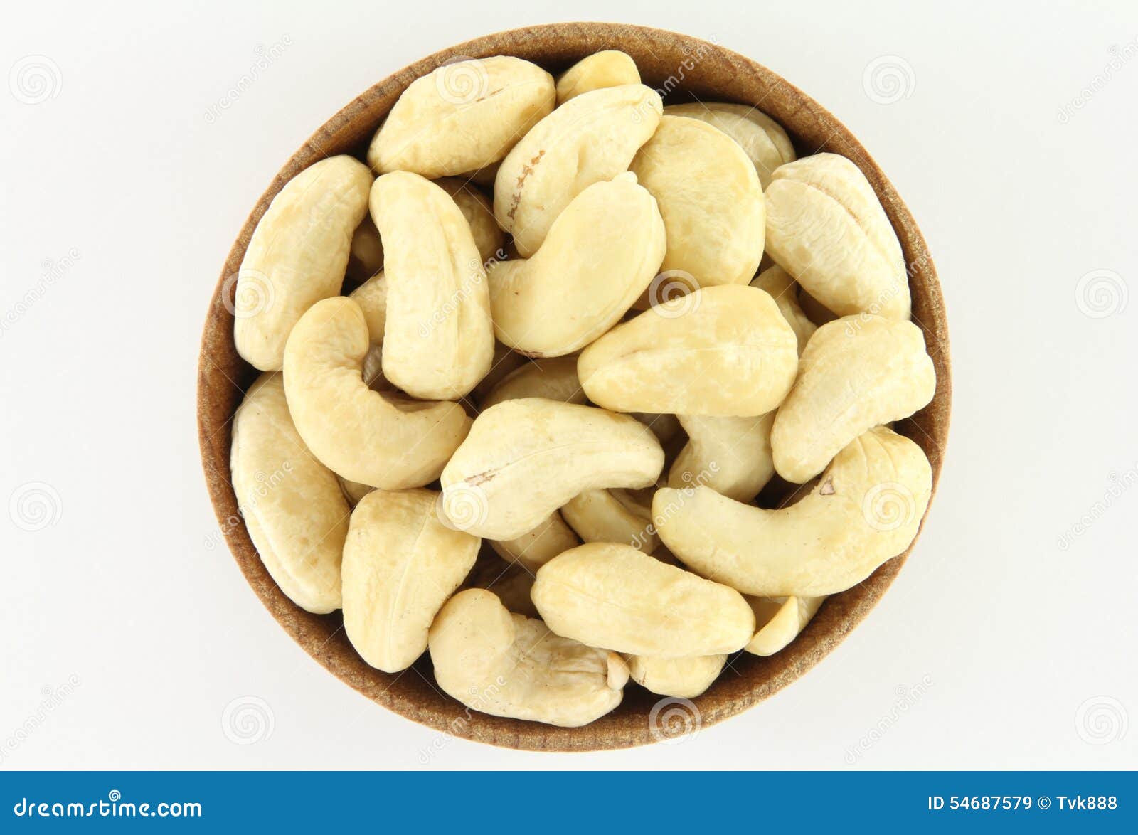 Cashew in a Round Wooden Form Stock Image Image of strength, youth