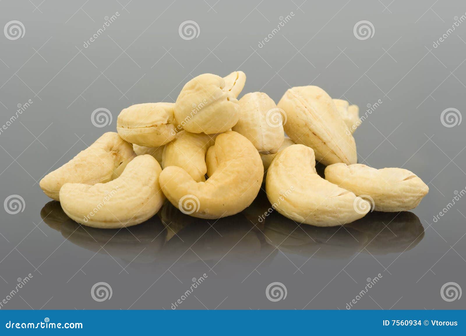 Cashews nuts stock photo. Image of objects, healthly, group 7560934