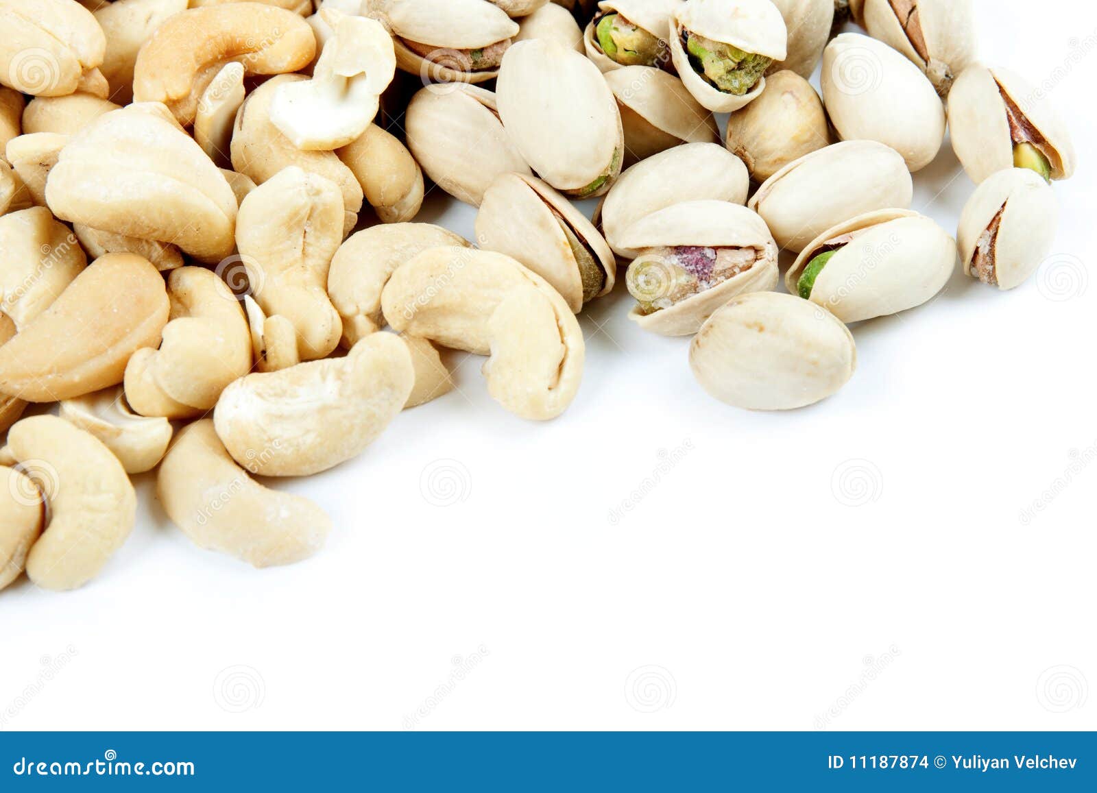 Cashews and pistachios stock photo. Image of healthful 11187874