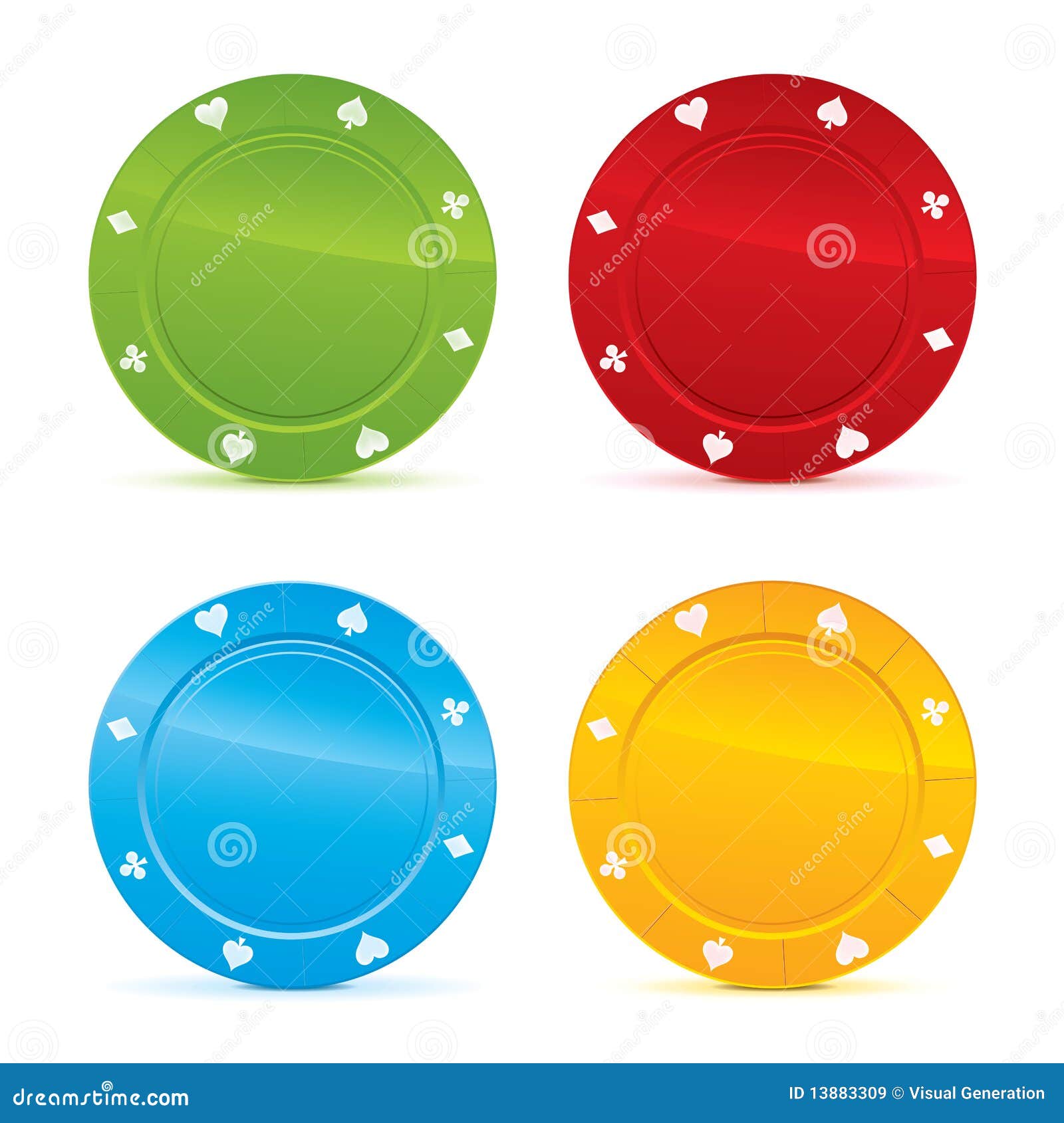 Casino Chip stock vector. Illustration of leisure, suit 13883309