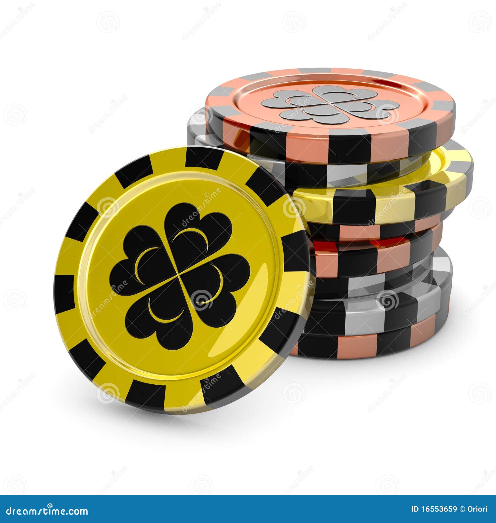 Casino chips stock illustration. Illustration of entertainment 16553659