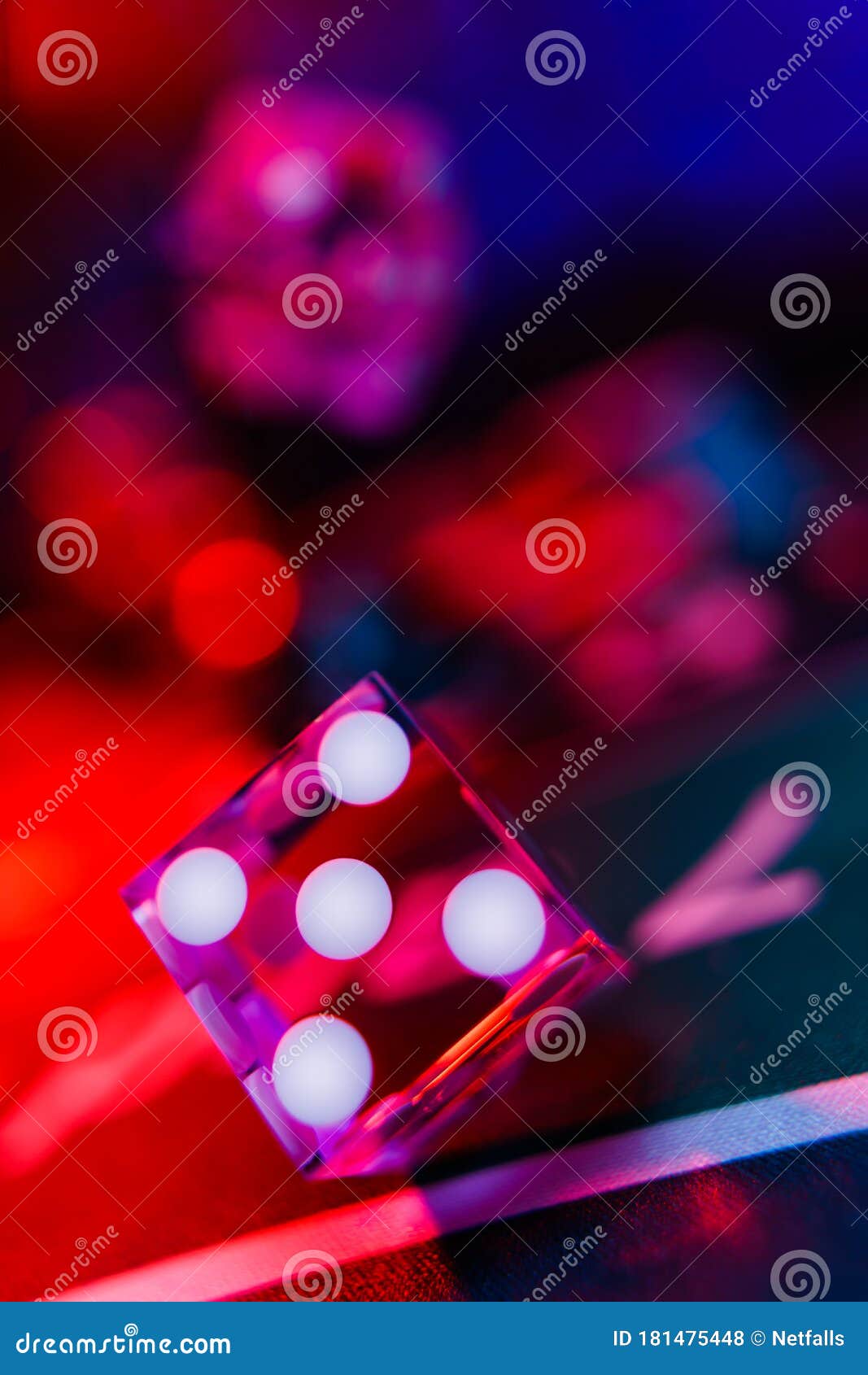 Casino Craps dice close up stock photo. Image of lucky 181475448