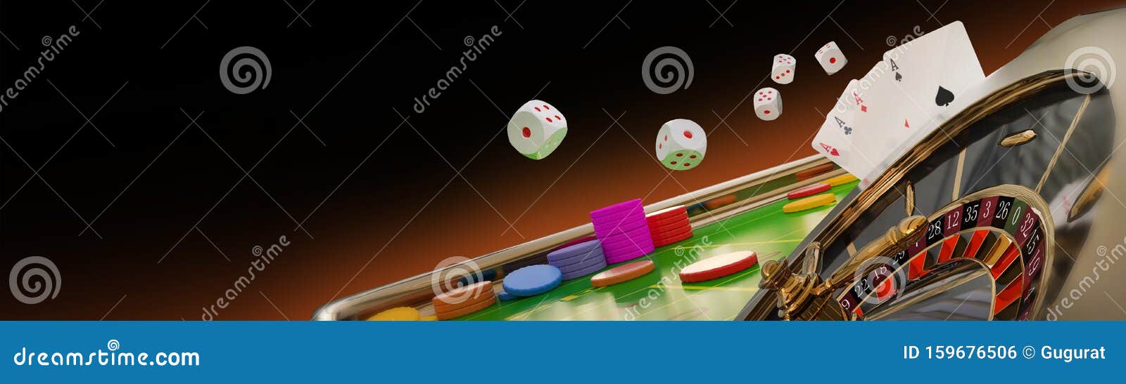 Casino De Vegas Games Online, Cartões Poker, Roleta, Dados De Jogos, Banner  De Jogo Casino Conceito Gráfico De Fundo Em Orange Ne Ilustração Stock -  Ilustração de entretenimento, sorte: 159676506