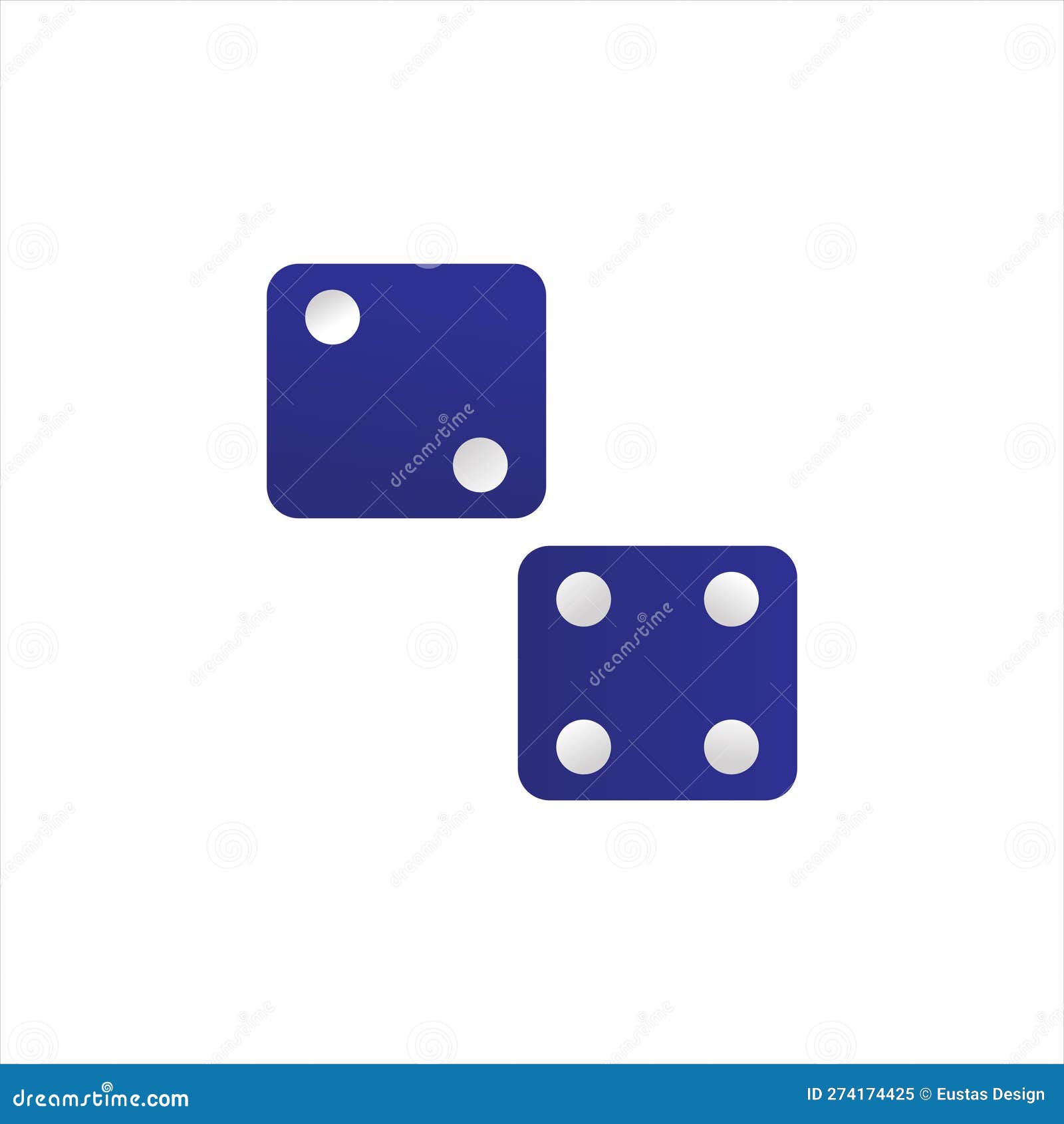Casino Dice Game stock vector. Illustration of poker 274174425