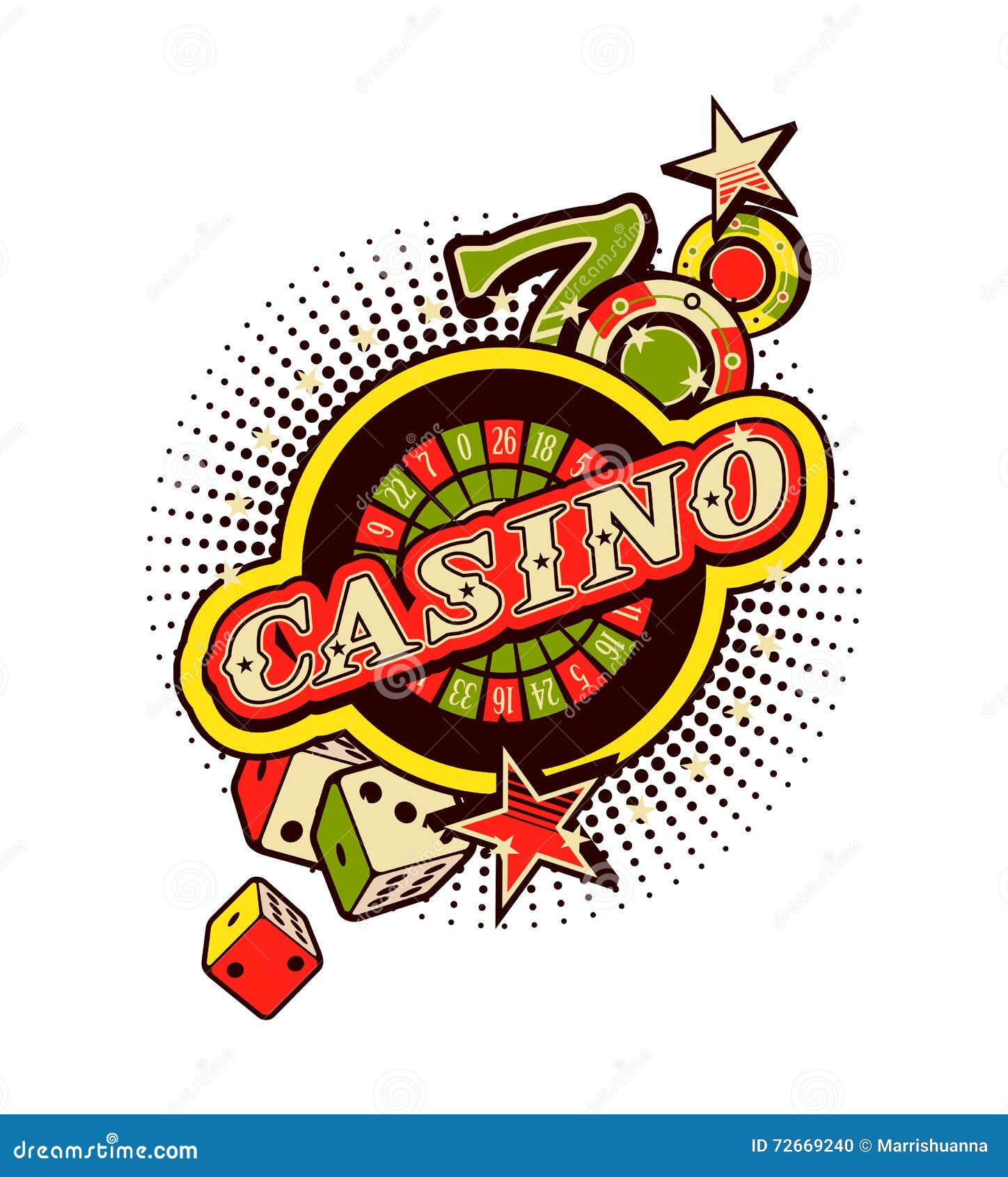 Las Vegas Casino Logo Design Vector Download