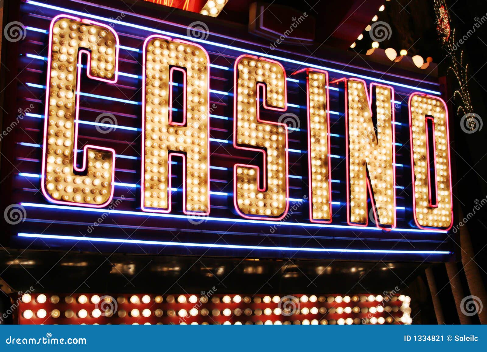 Casino neon lights editorial photo. Image of strip, glitter - 1334821