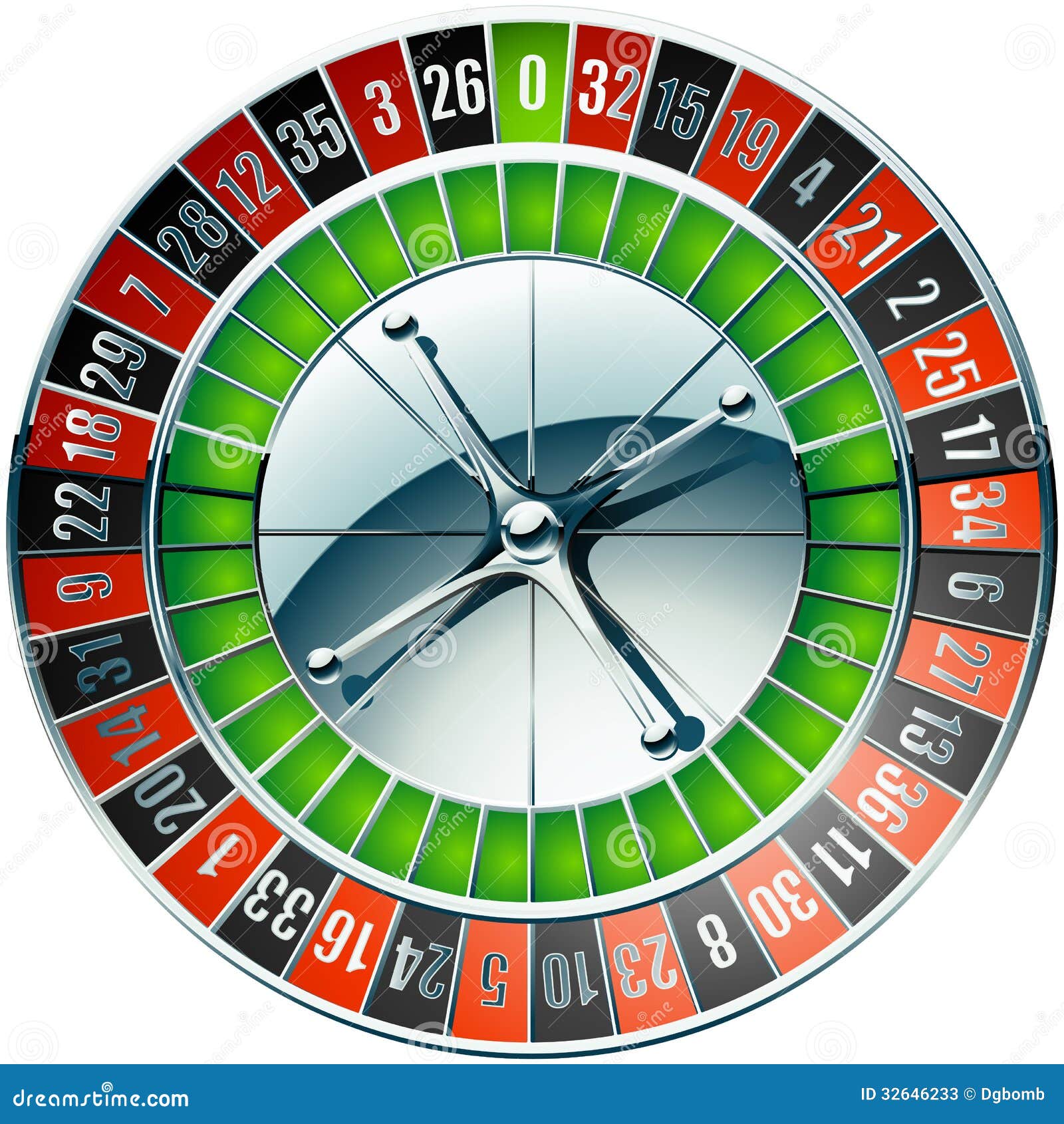 Casino Roulette Wheel With Chrome Elements Stock Vector - Illustration of casino ...1300 x 1390