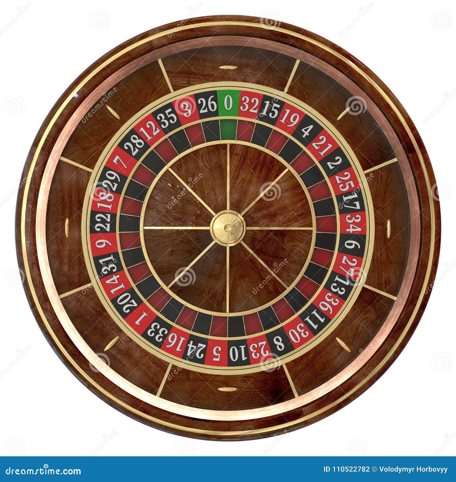 Casino roulette wheel 3D stock illustration. Illustration of players