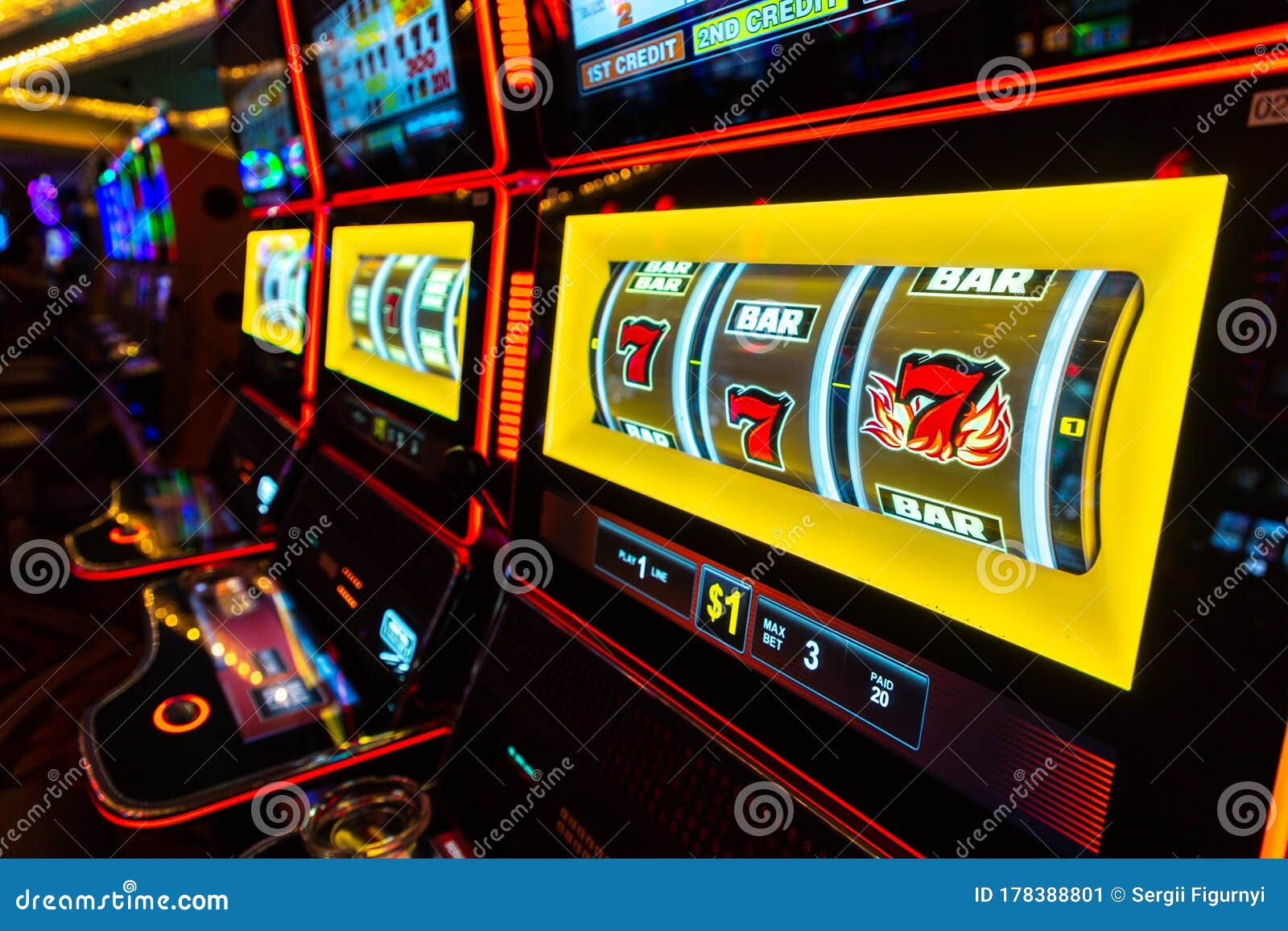 Las Vegas, NV, USA - 13th July 2013: People Playing Slot Machine Games  Inside Las Vegas Casino. Stock Photo, Picture and Royalty Free Image. Image  26254649.