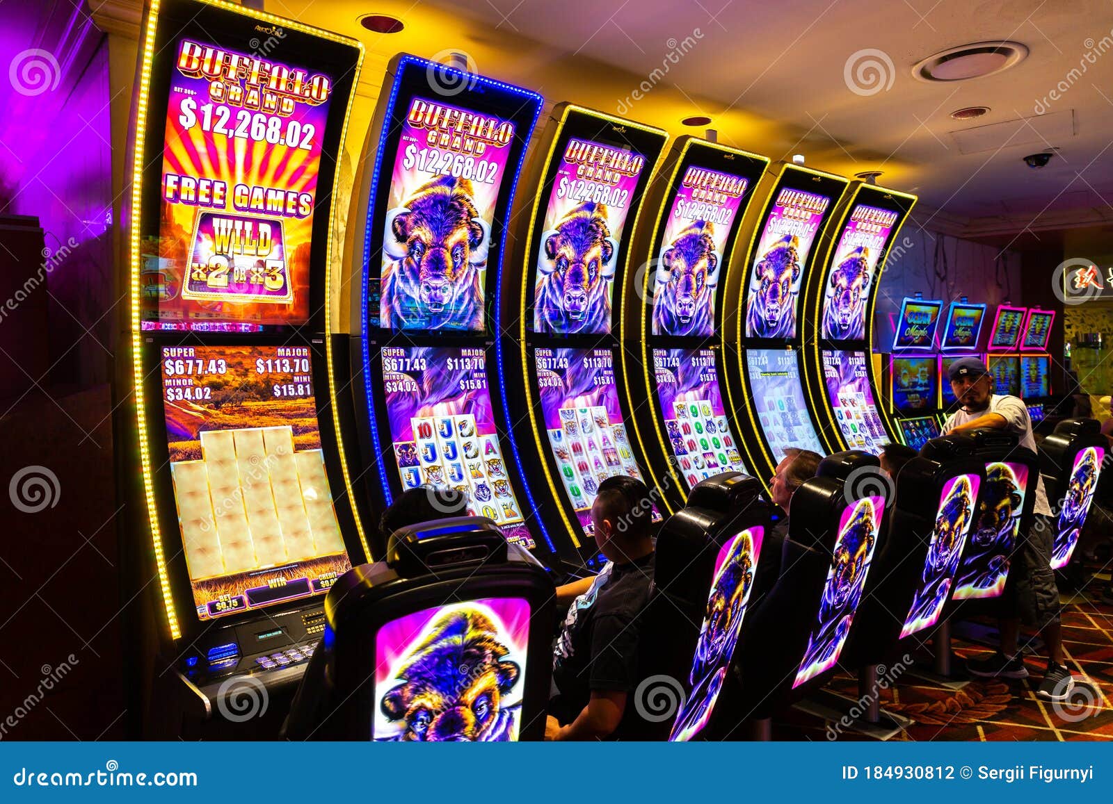 Casino Slot Machine in Las Vegas Editorial Photography - Image of